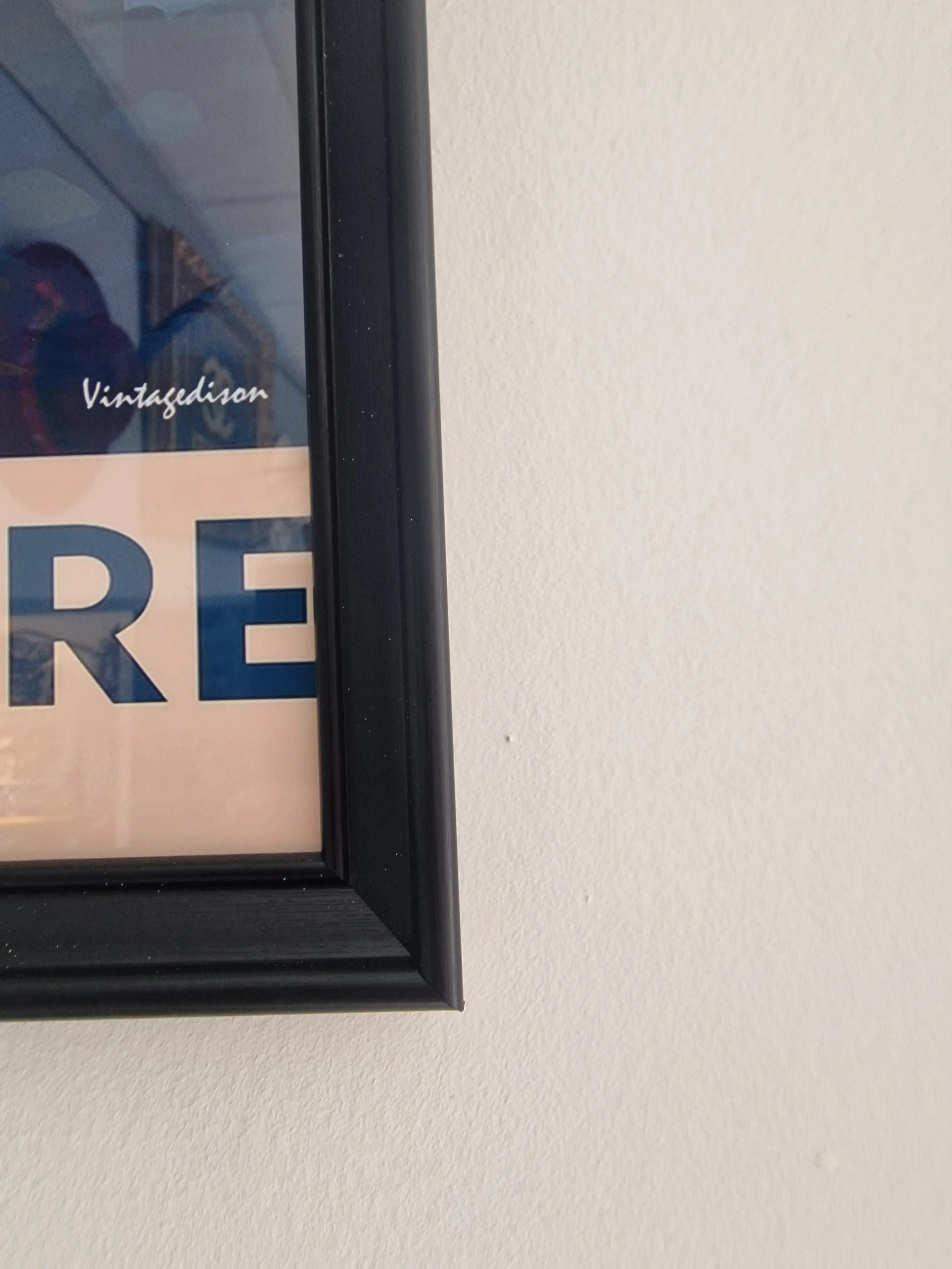 Affiche rétro Ardèche largentière encadré Vintagedison