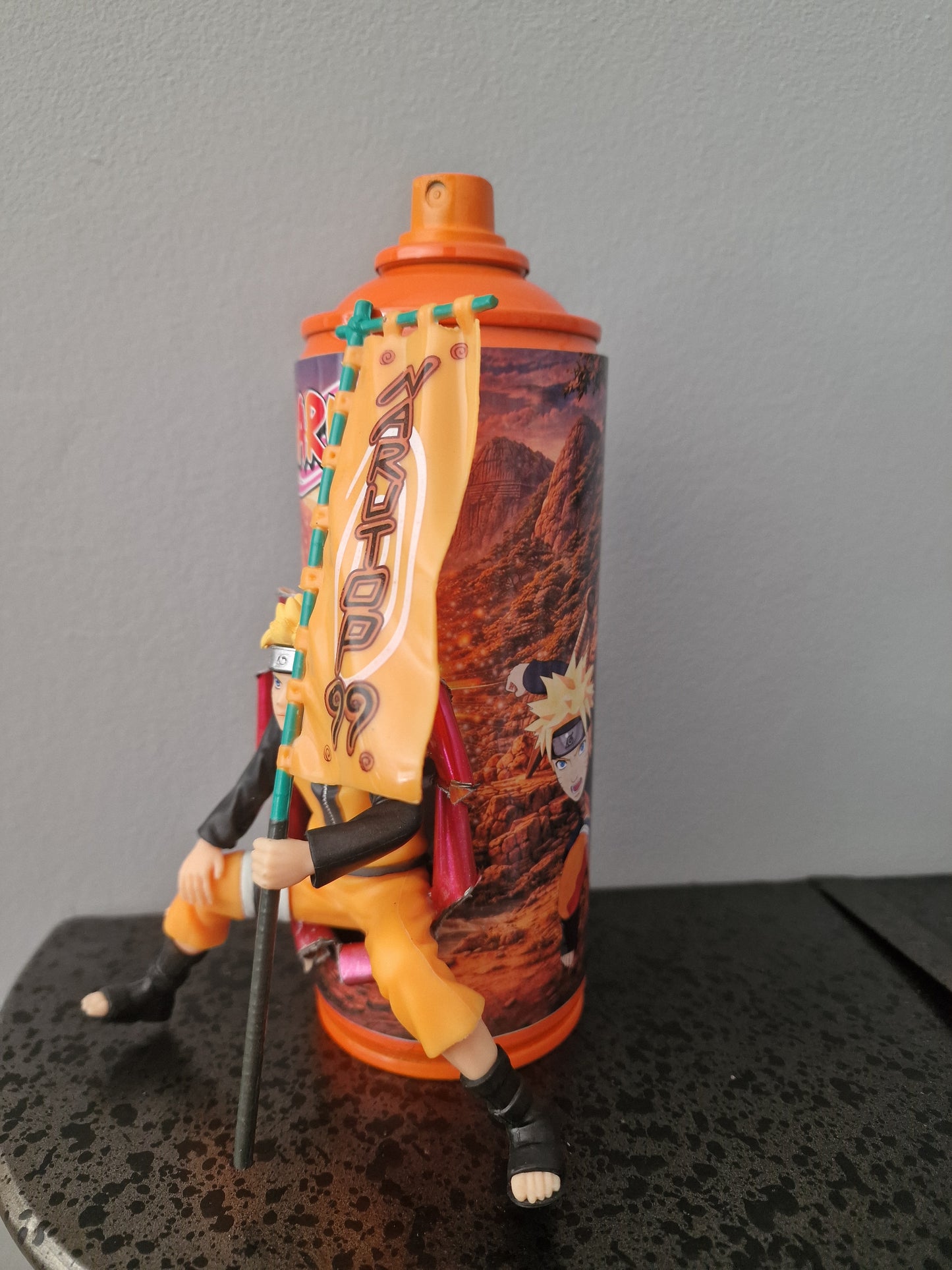 Bombe de peinture custom pokemon – Figurine pop naruto 3 pop culture artisanale