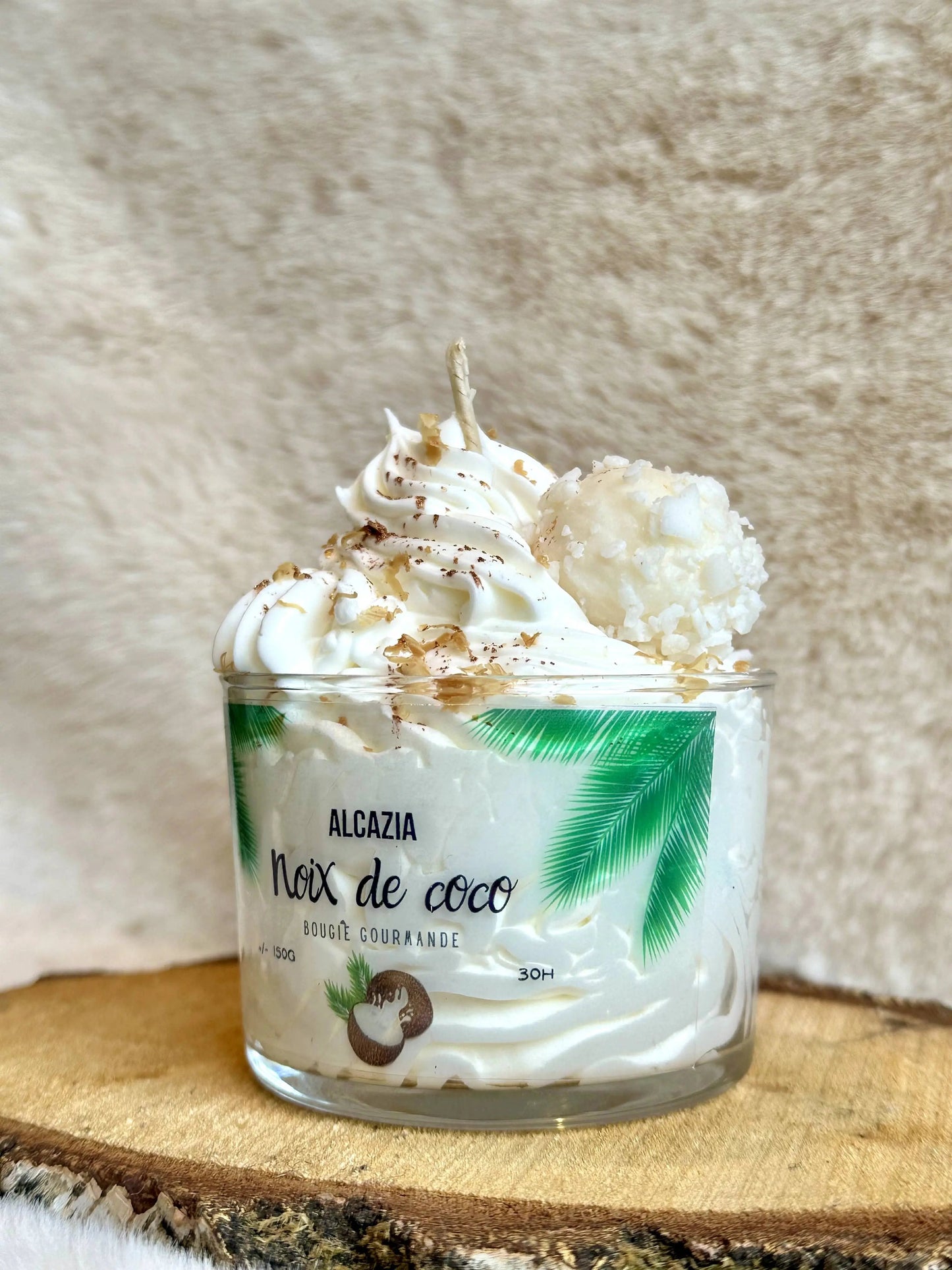 Bougie gourmande - Noix de coco (Copie) Alcazia