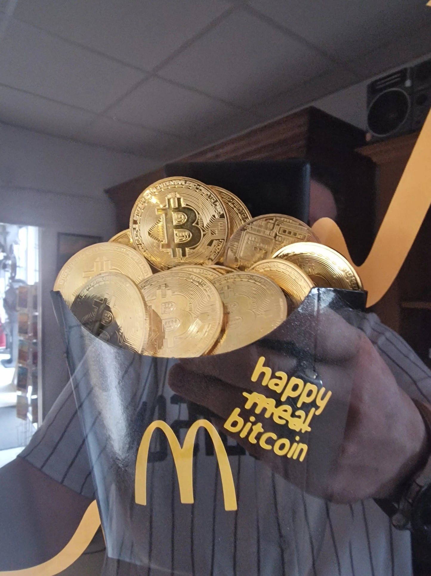 Cadre artistique “Happy Bitcoin” –edition limité Vintagedison