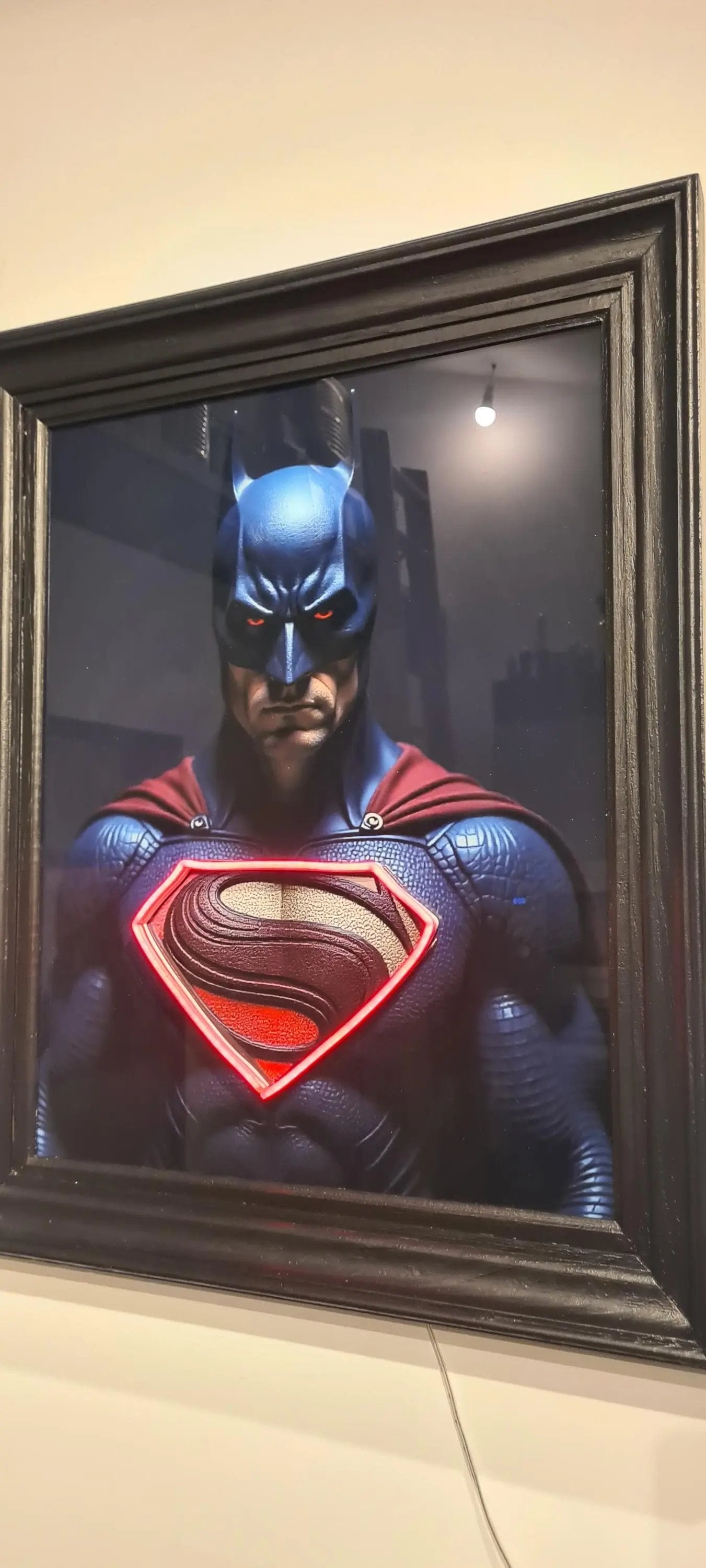 Cadre led "super batman " Etsy