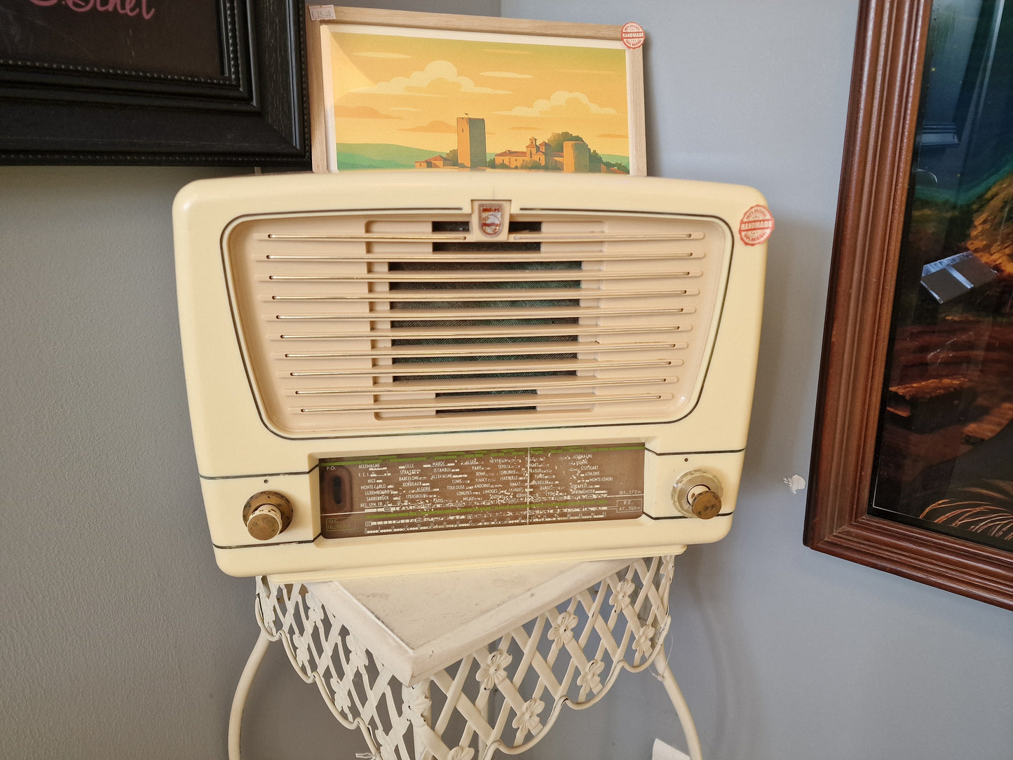 ENCEINTE BLUETOOH ancienne radio philips Vintagedison