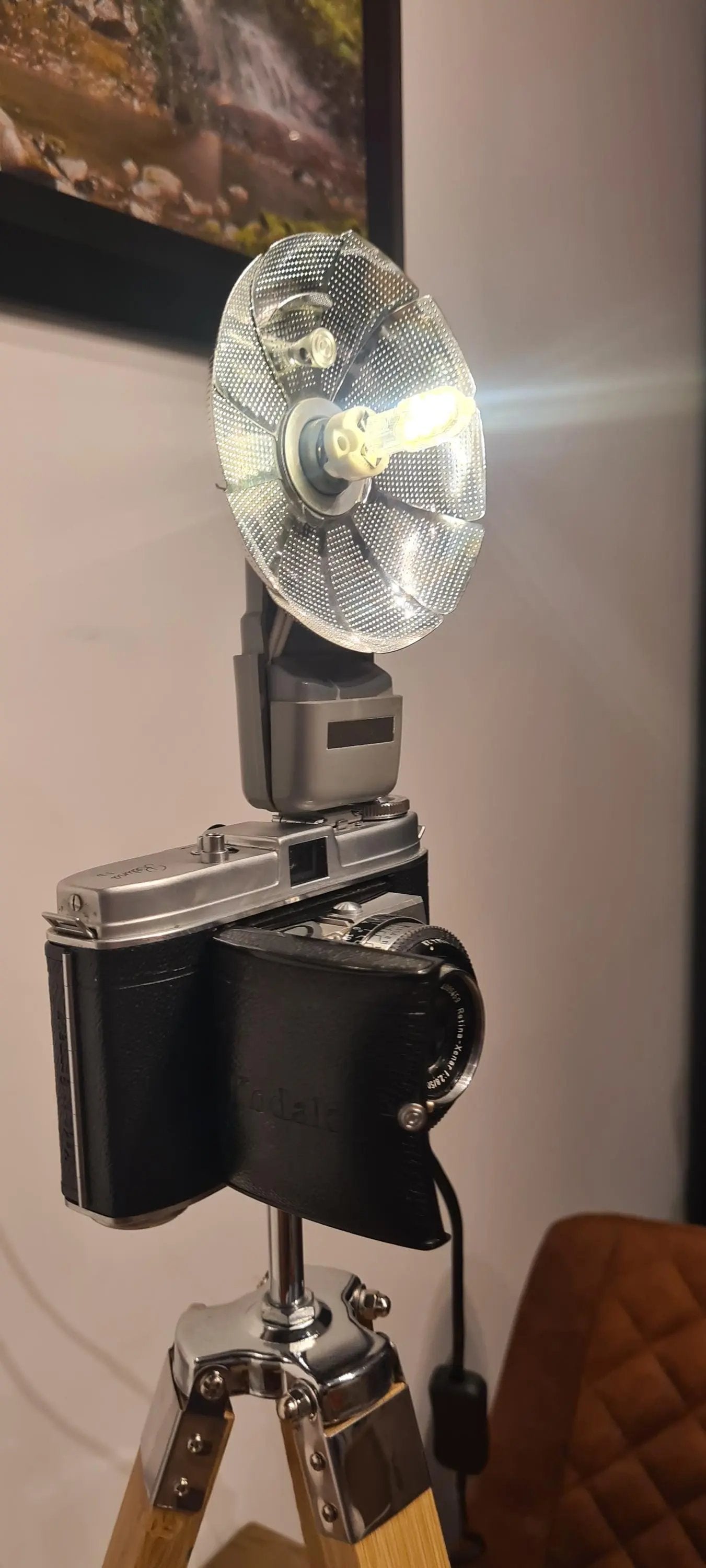 Lampe Appareil Photo kodak retina 1b trépied bois Etsy