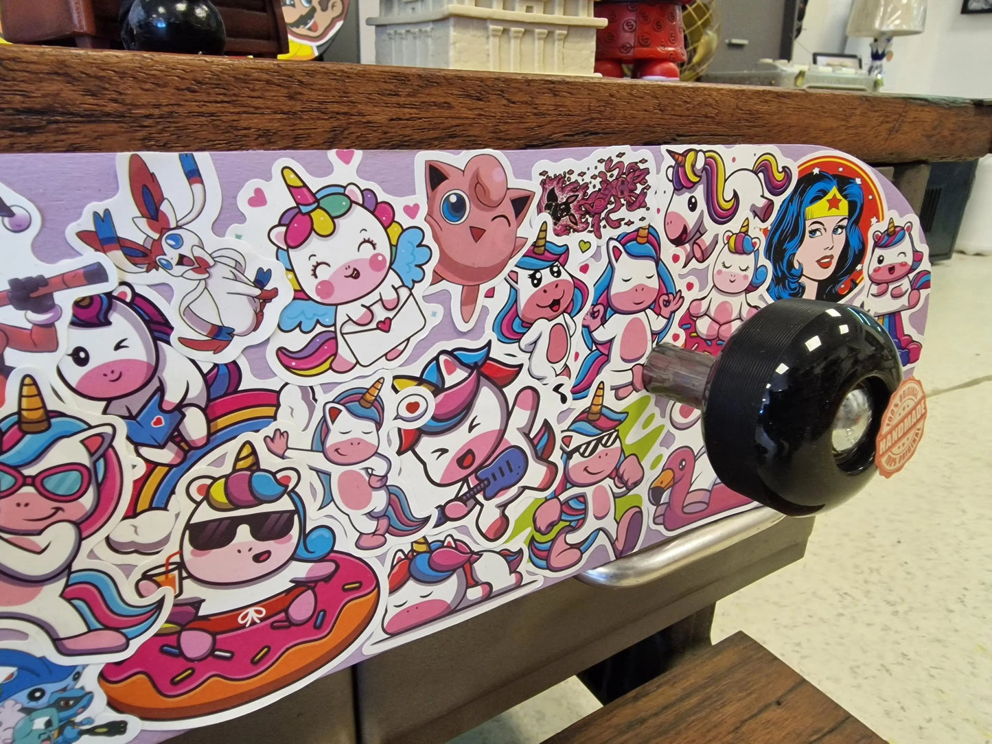 Mini skateboard girly porte manteau  pop art Etsy