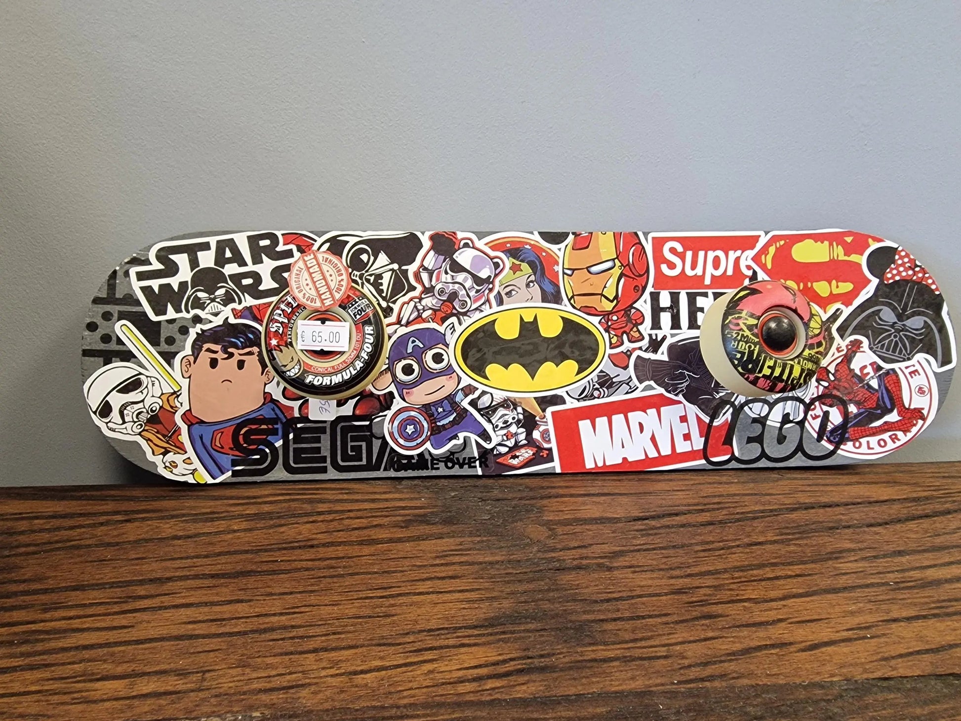 Mini skateboard girly porte manteau  pop art Etsy