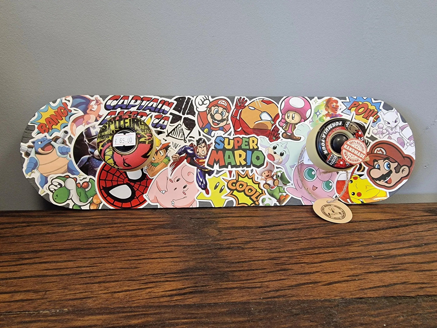 Mini skateboard girly porte manteau  pop art Etsy