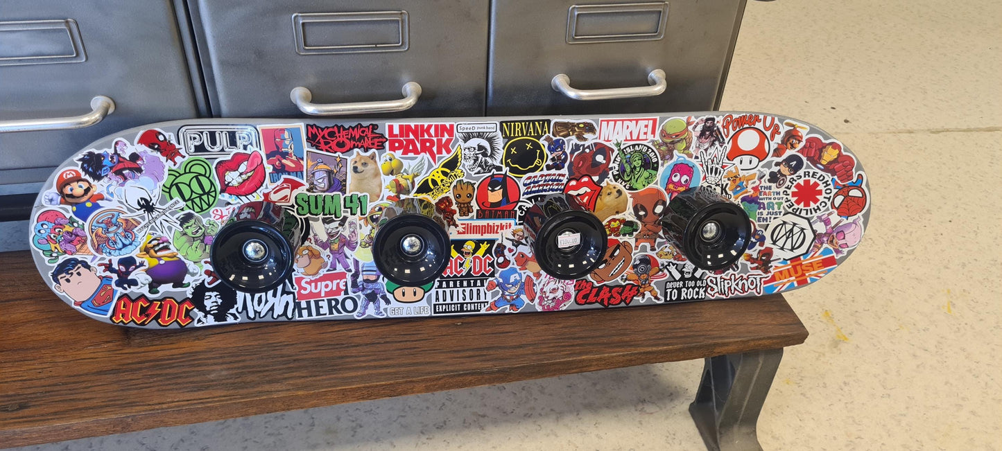skateboard porte manteau pop art Etsy