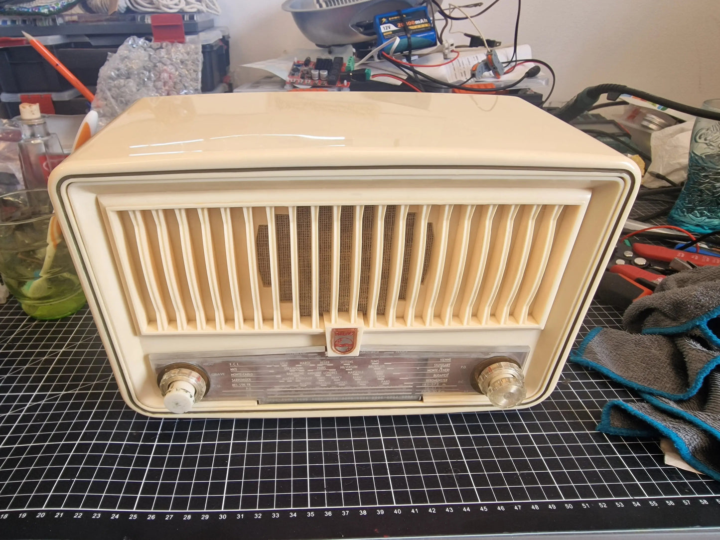 Radio phillips avec battery Vintagedison