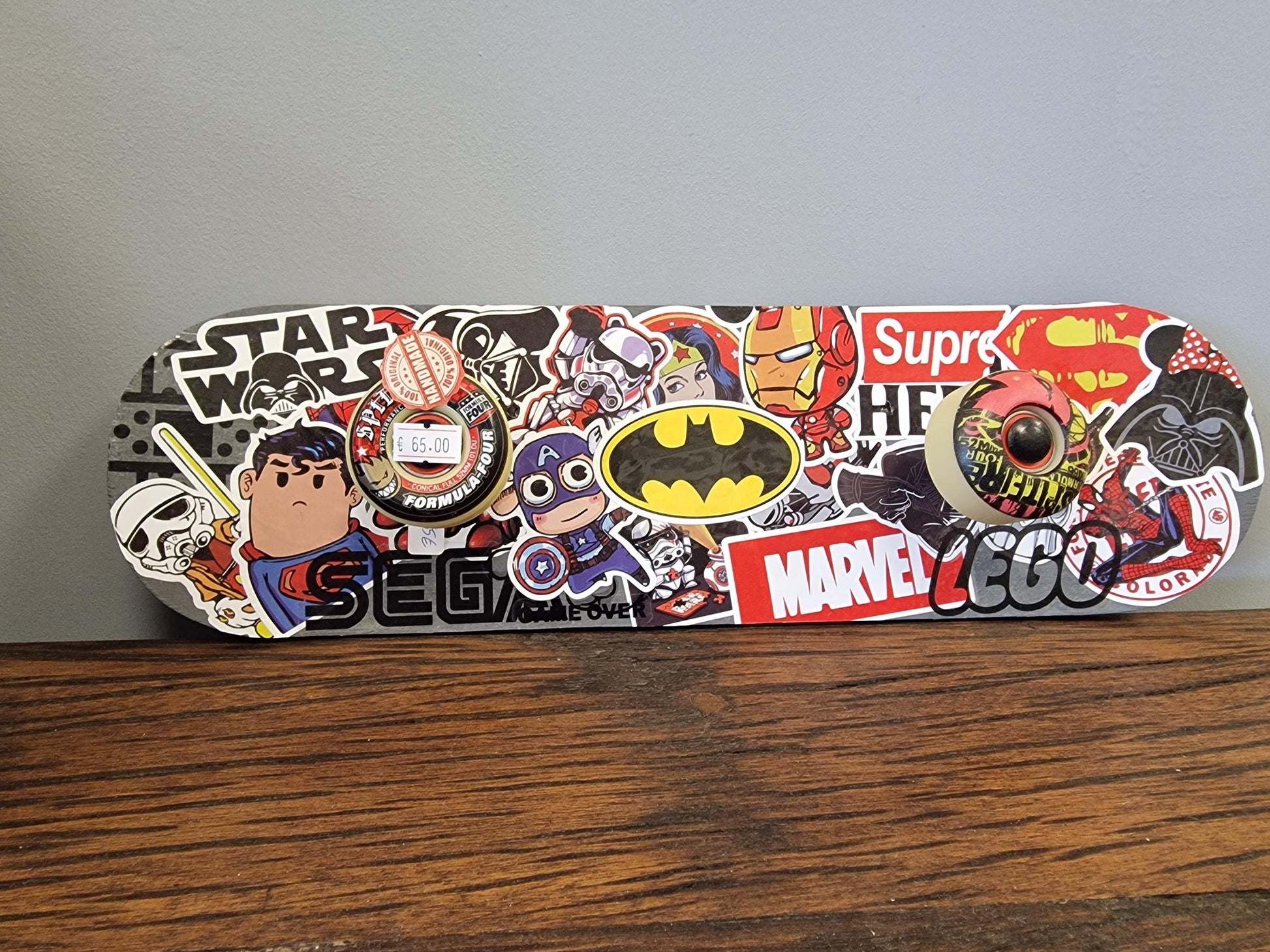 Mini skateboard girly porte manteau  pop art Etsy