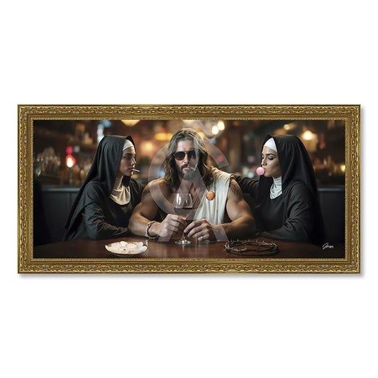 Tableau pop arts The Golgota Bar – Alexandre Granger Etsy