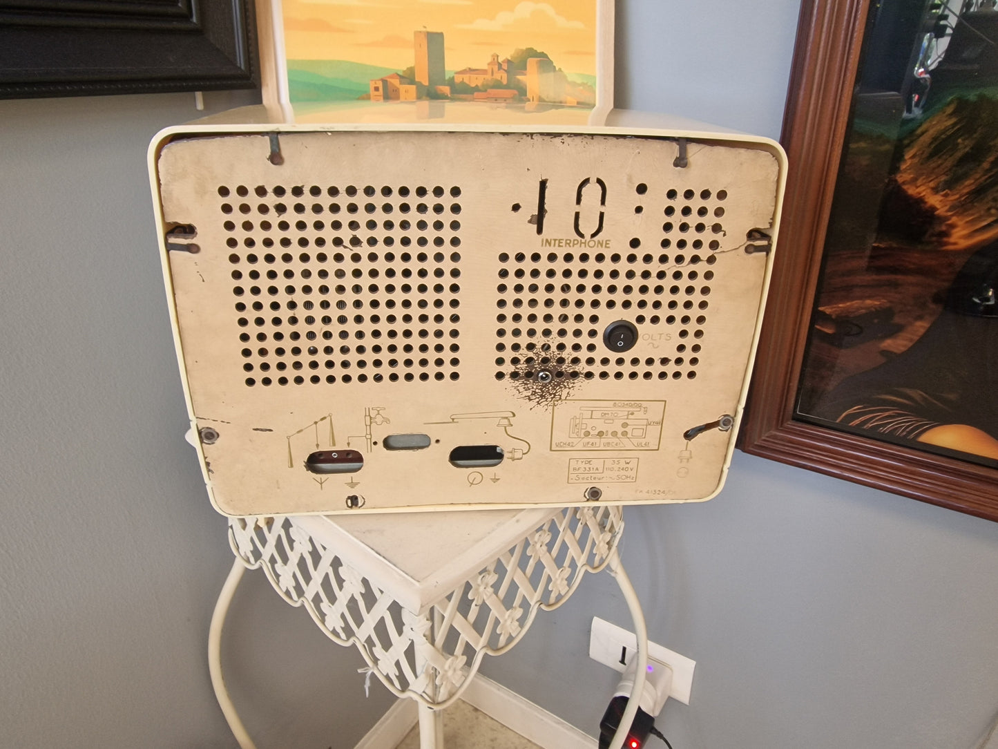 ENCEINTE BLUETOOH ancienne radio philips Vintagedison