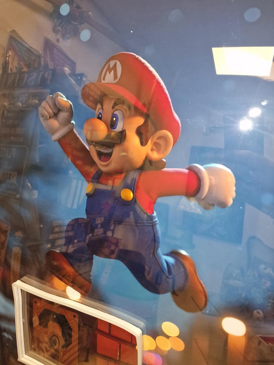 tableaux led super mario jumping bye night Etsy