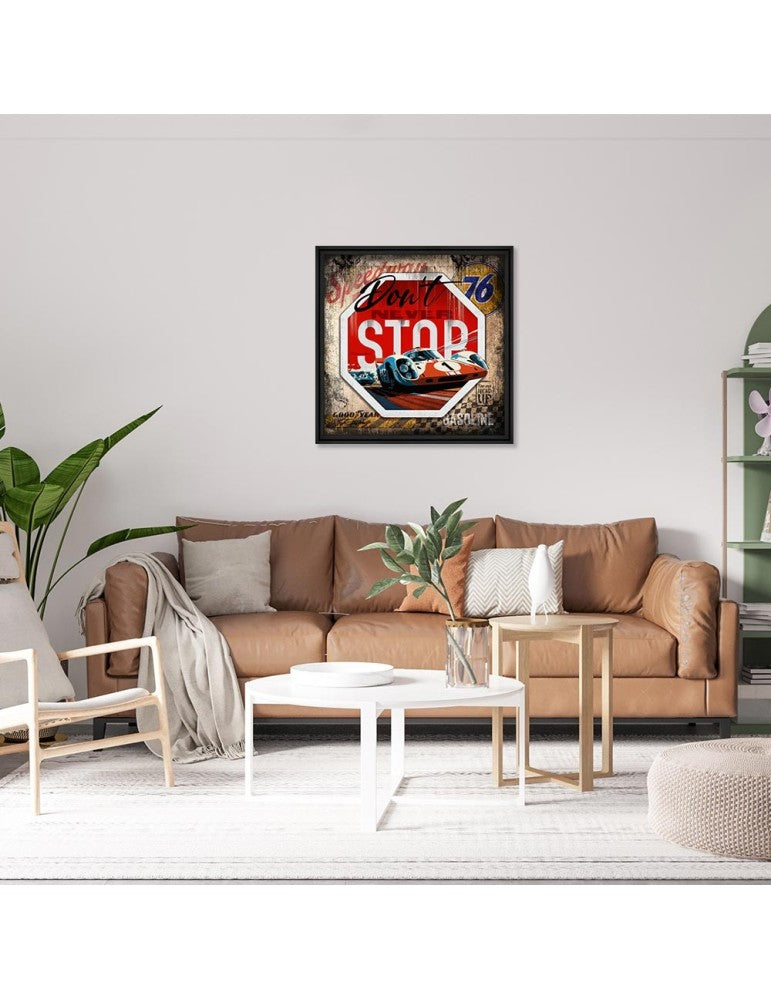 Cadre “Don’t Never Stop – Ford GT40” – Rubix | Cadraven | Art Automobile Vintage