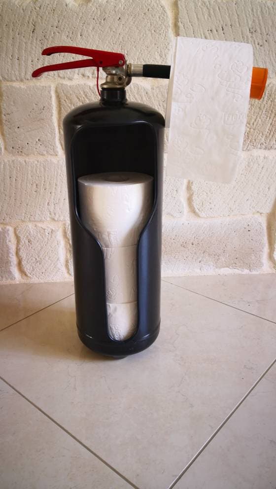 Extincteur pour papier toilette