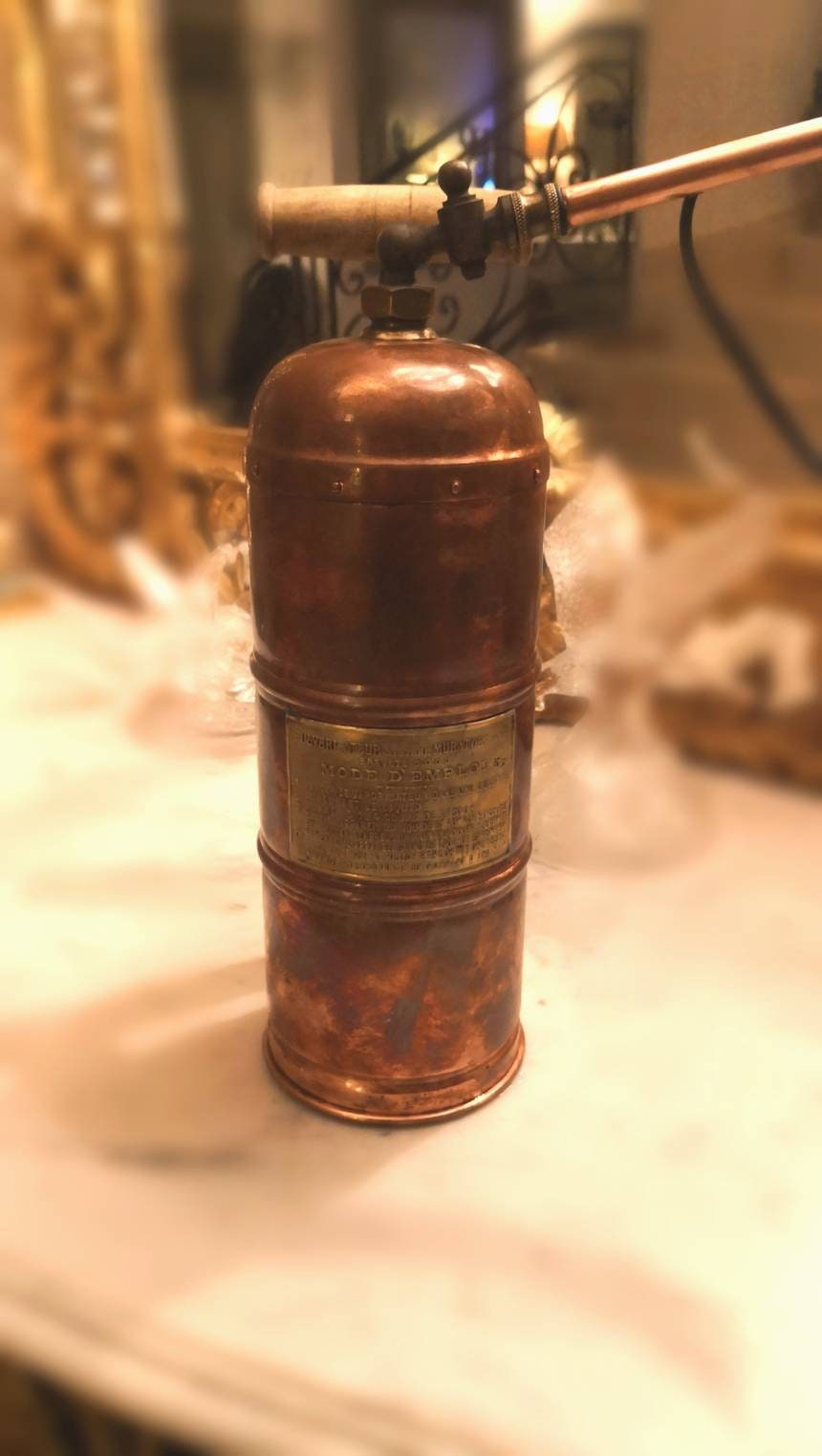 Lampe pulvérisateur cuivre