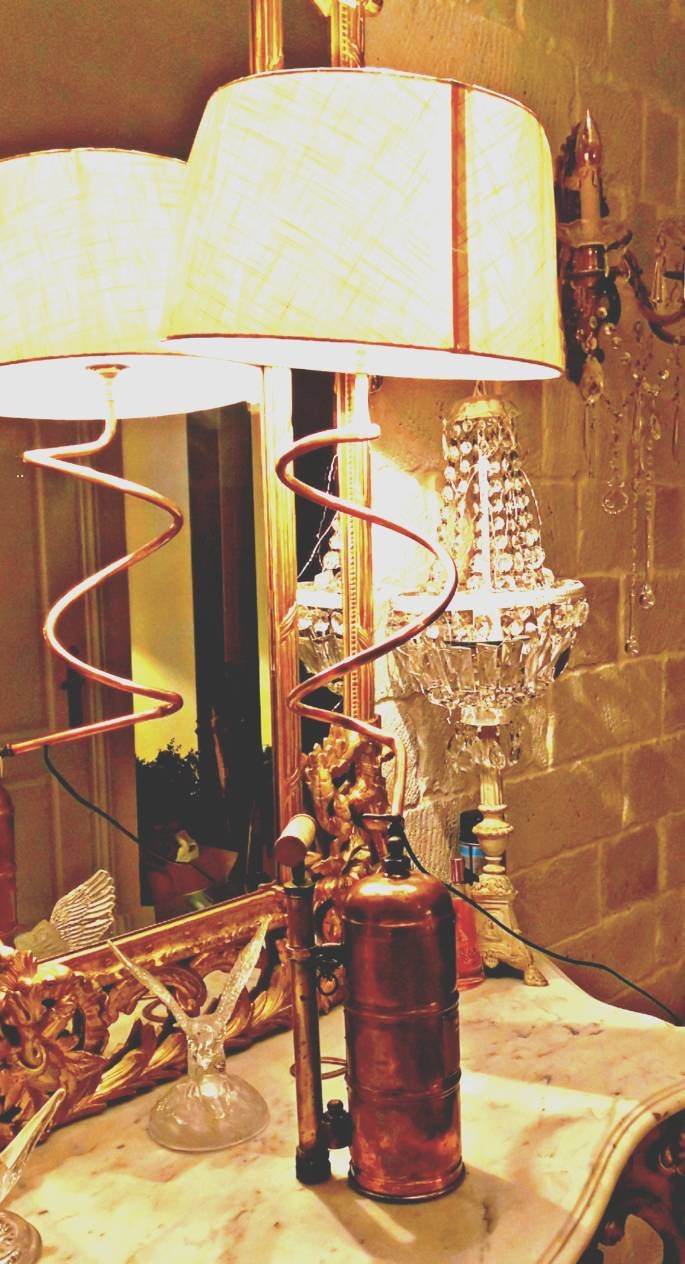 Lampe pulvérisateur cuivre