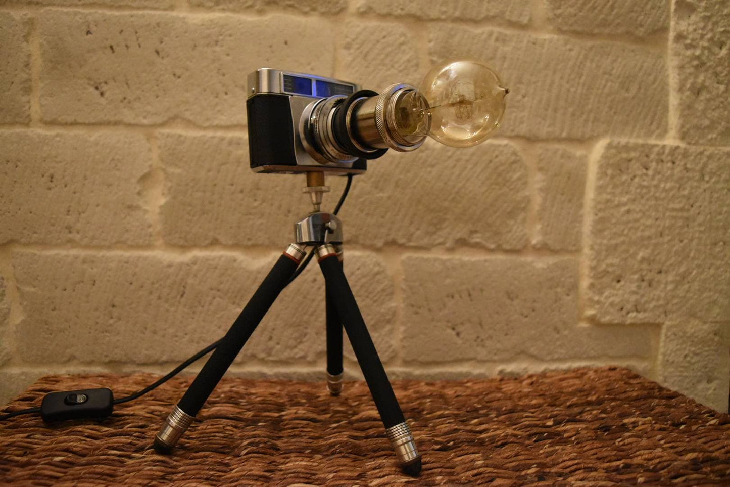 Lampe appareil photo Contessa Lke trépied télescopique Etsy