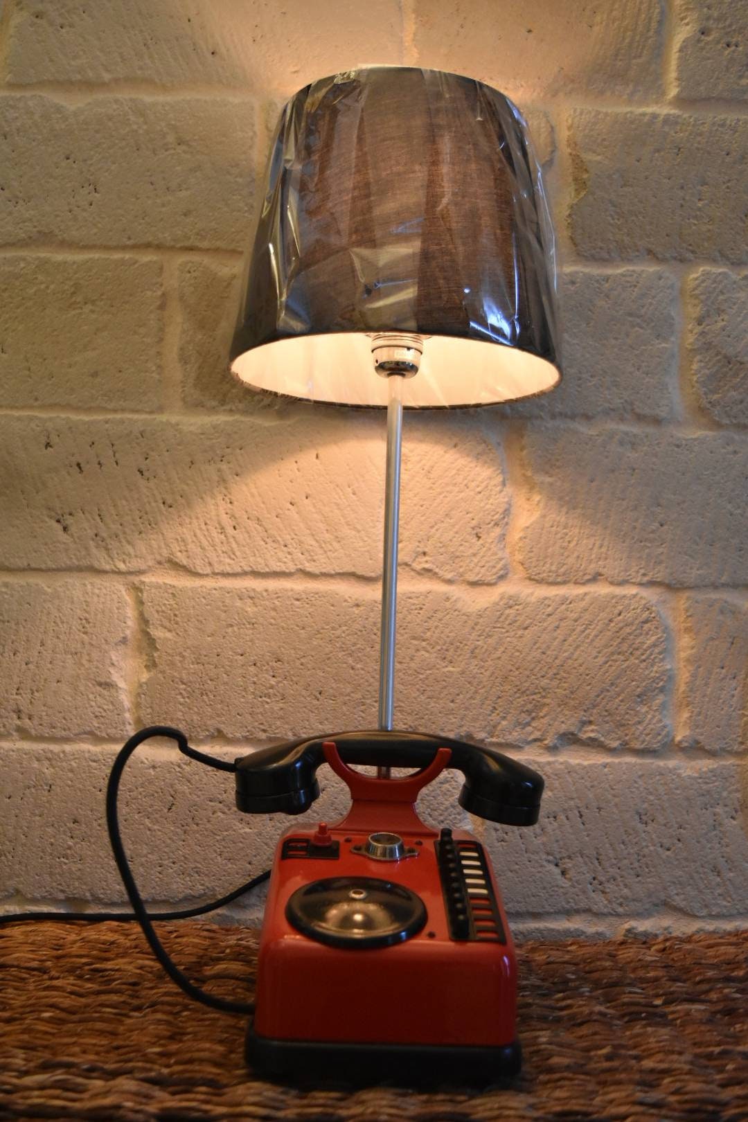 Lampe ancien téléphone standardiste