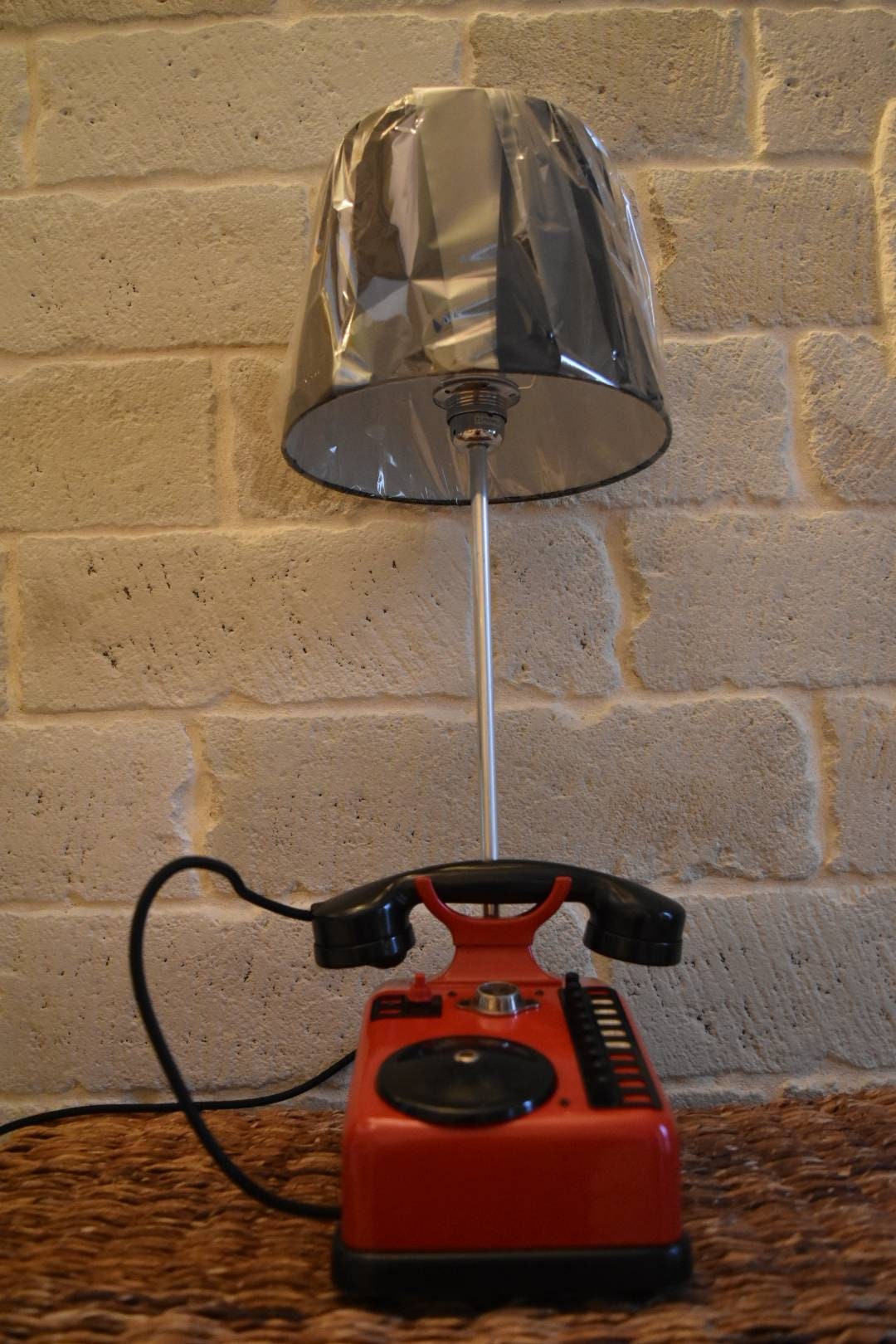 Lampe ancien téléphone standardiste