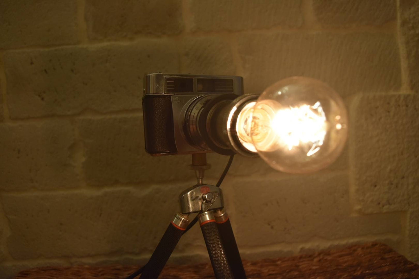Lampe appareil photo Contessa Lke trépied télescopique Etsy