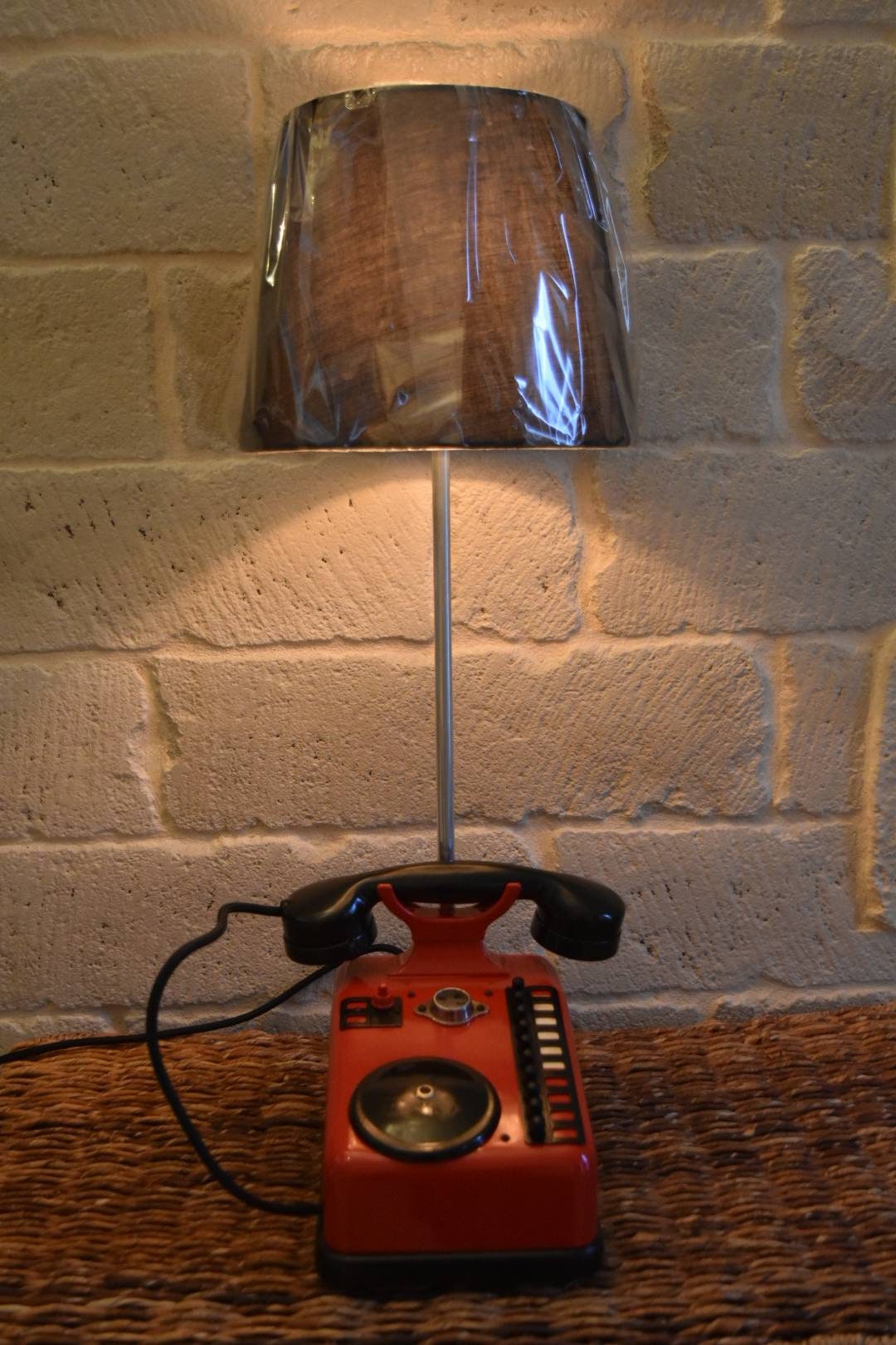 Lampe ancien téléphone standardiste