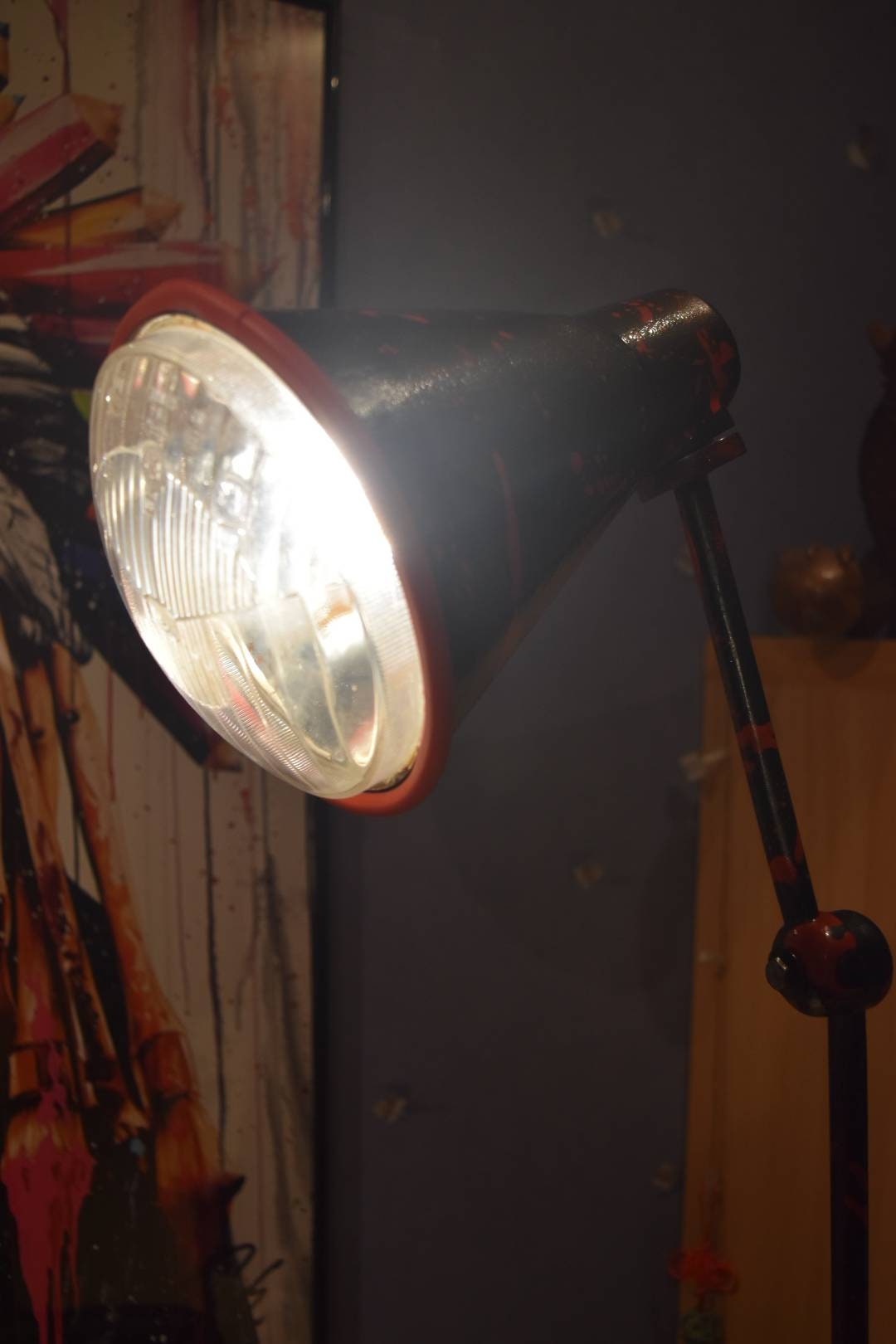 Lampe de bureau industriel