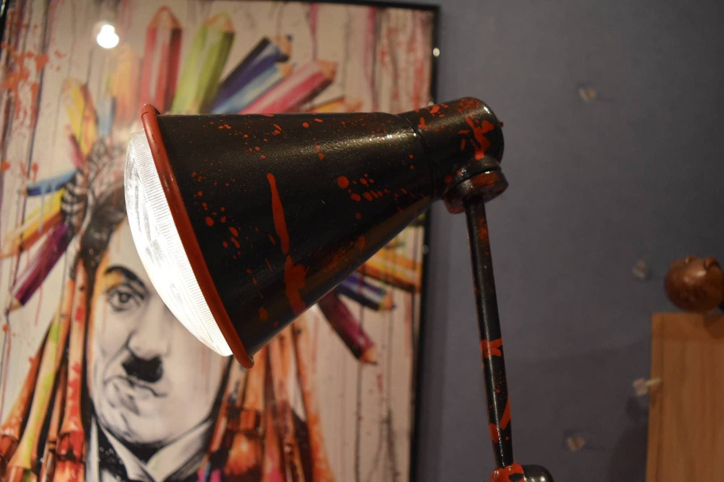 Lampe de bureau industriel