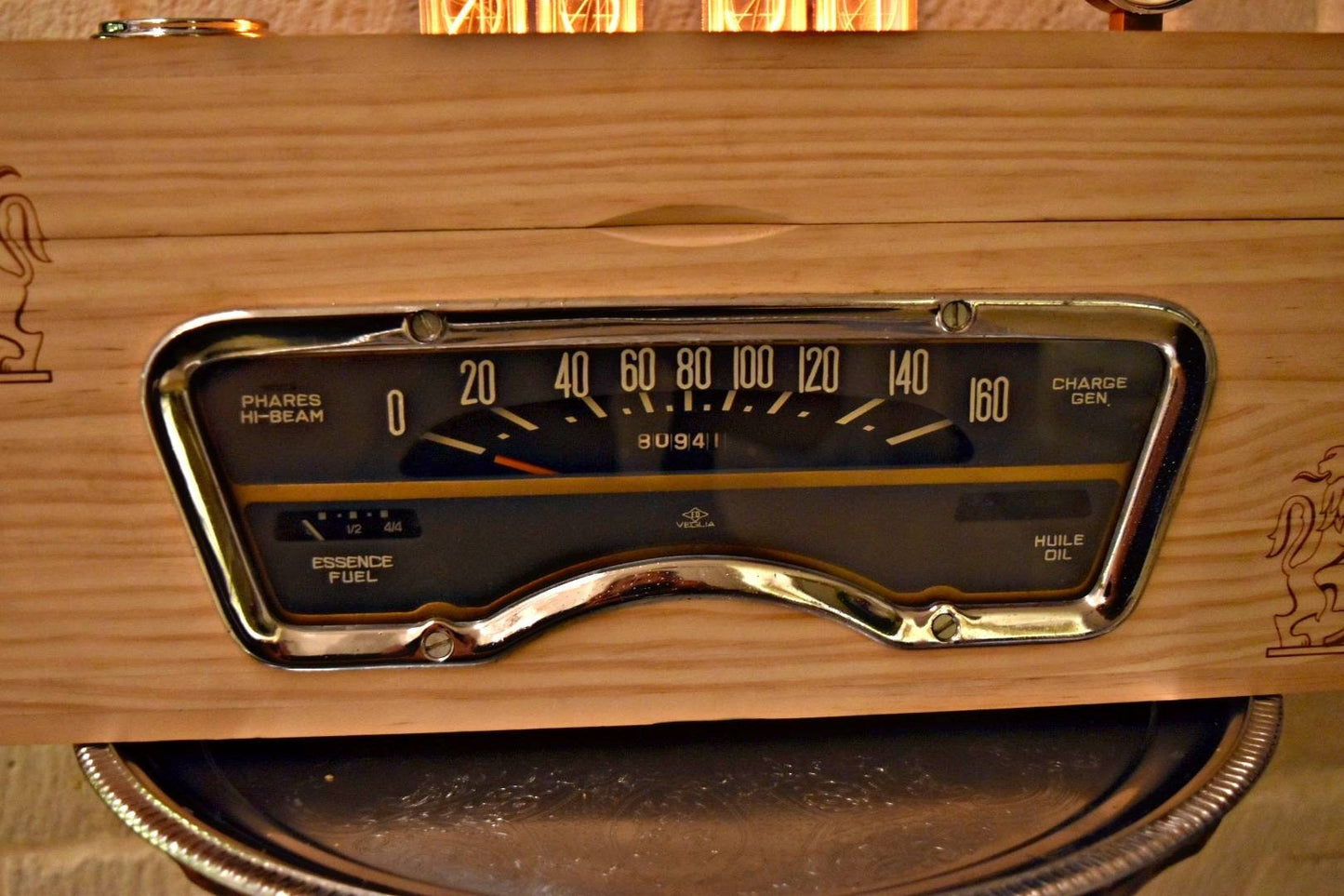Nixie-Uhr-LED-Automessgerät