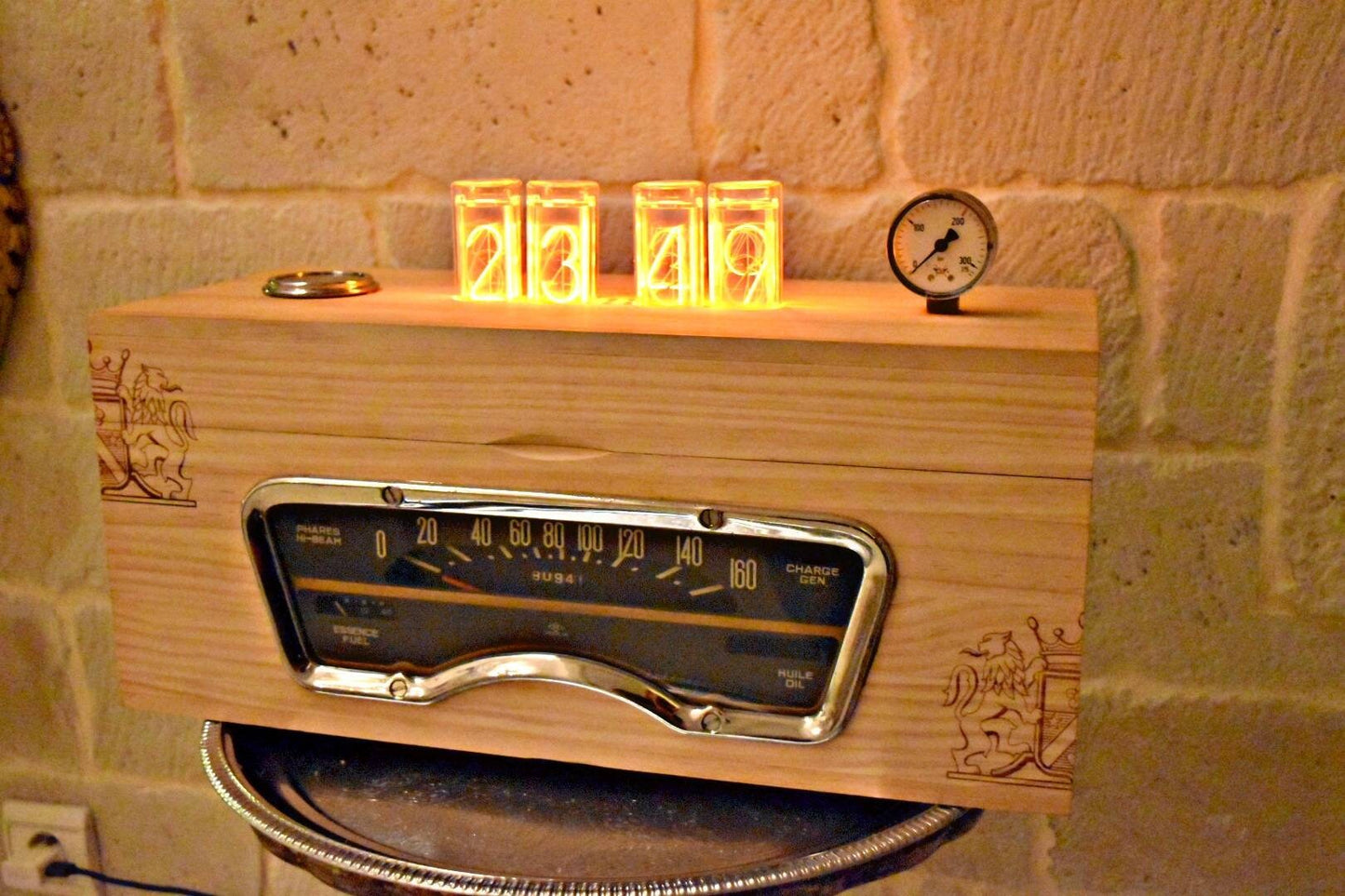 Nixie-Uhr-LED-Automessgerät