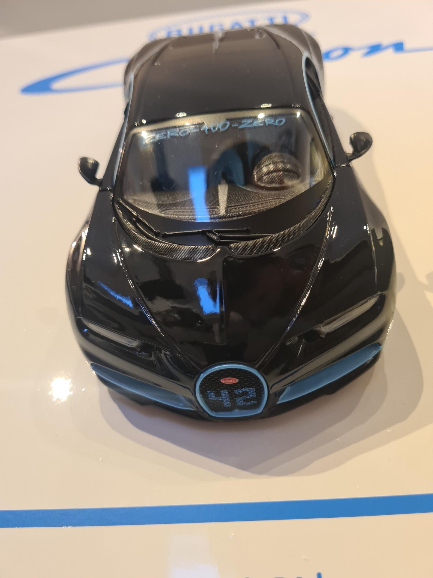 plaque metal murale bugatti chiron