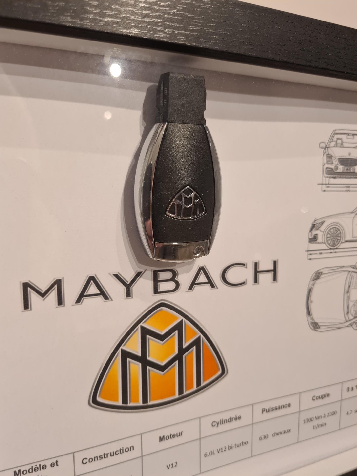 cadre clé maybach S 650