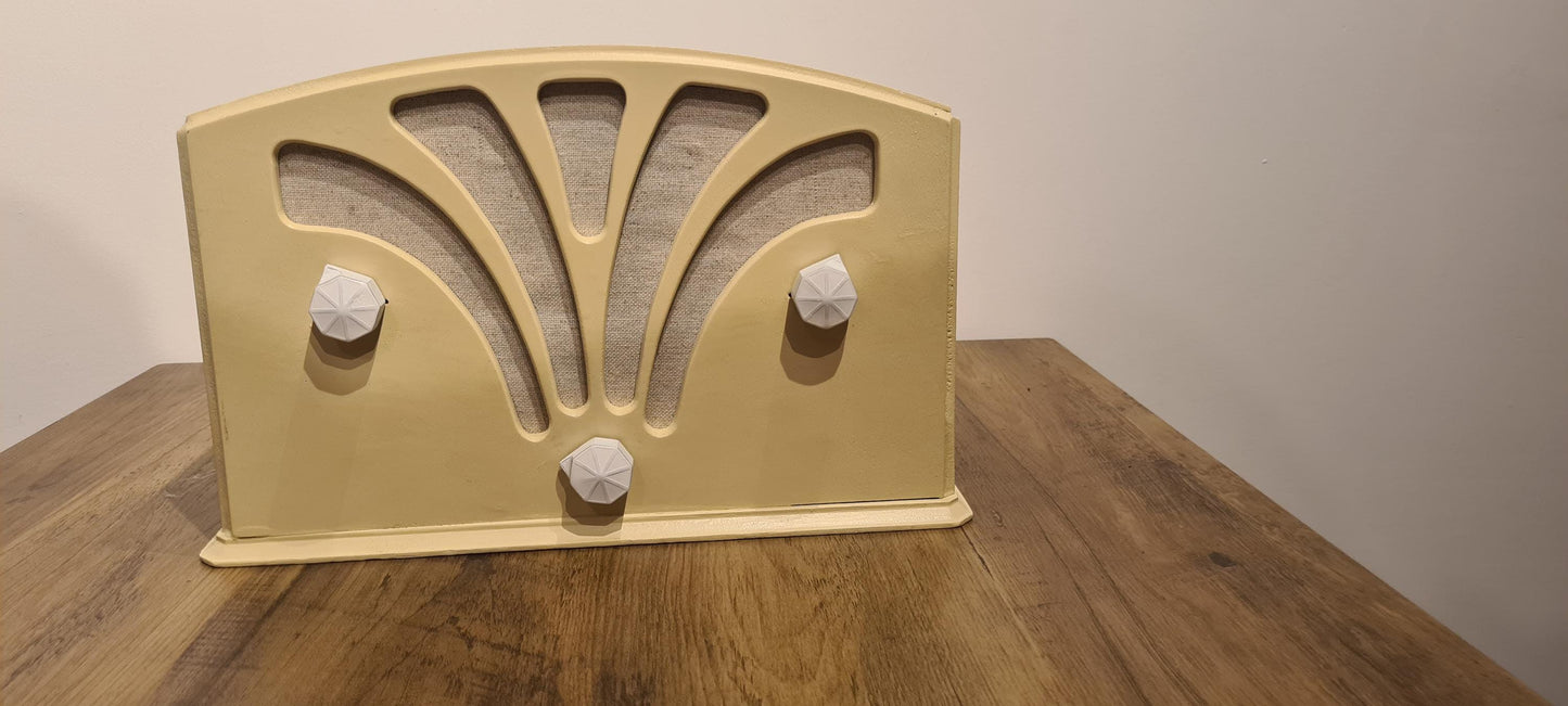 enceinte bluetooth 5.0 vintage dans ancienne radio.