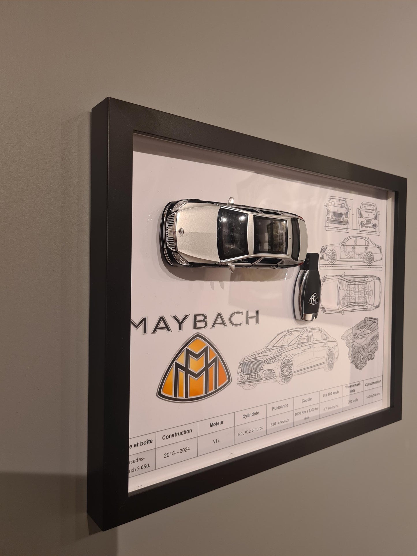 cadre clé maybach S 650