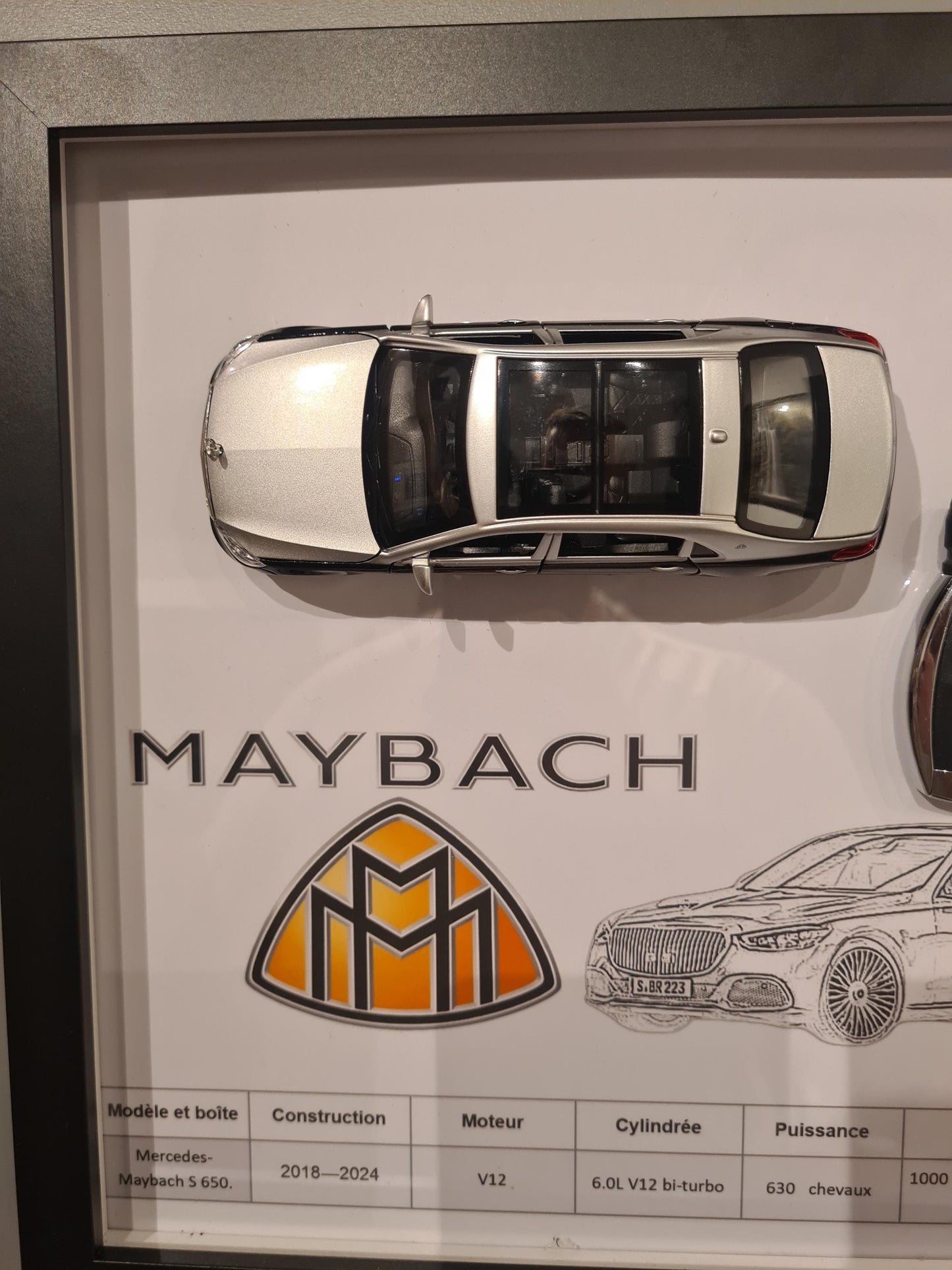 cadre clé maybach S 650