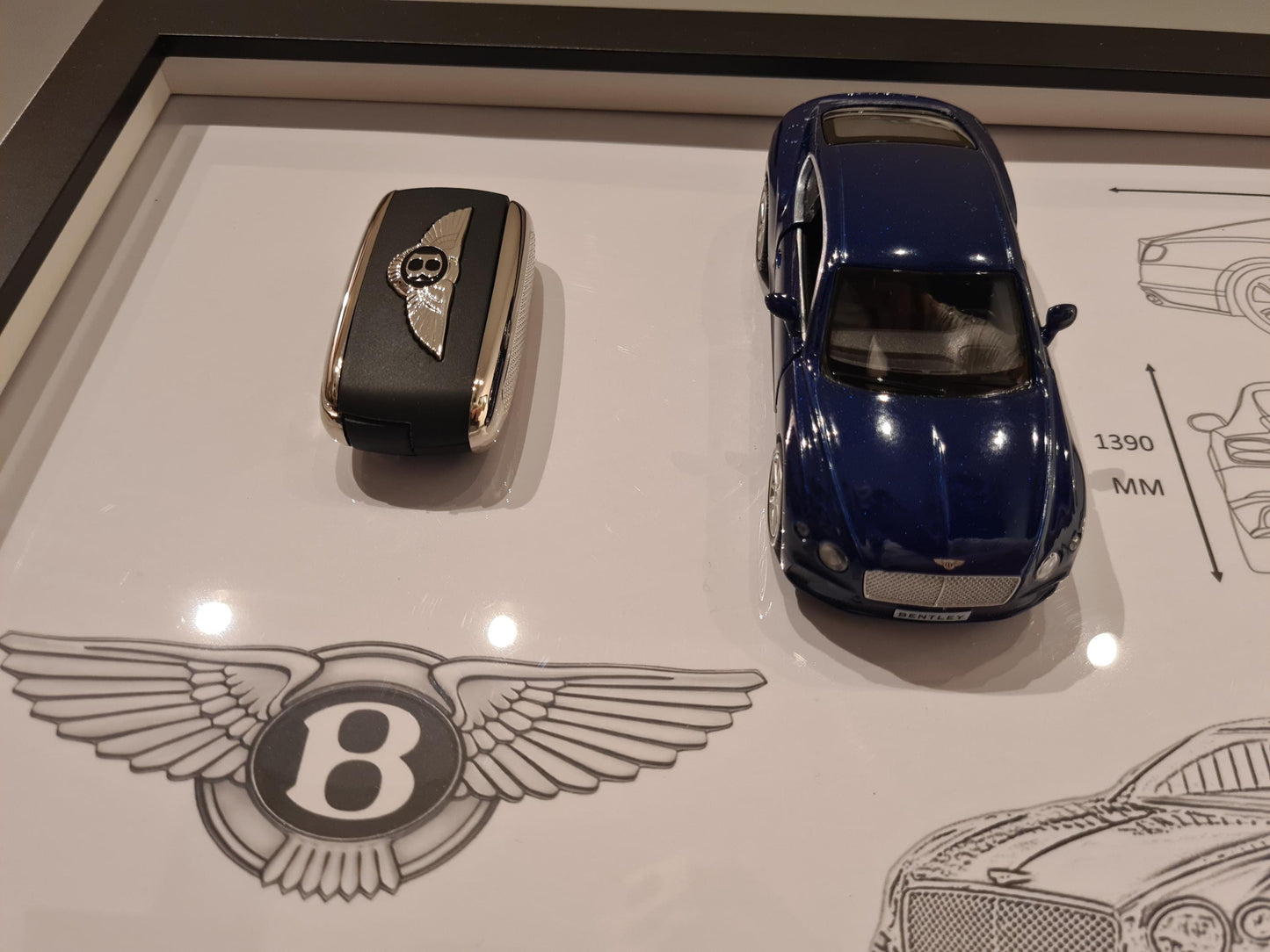 cadre clé bentley