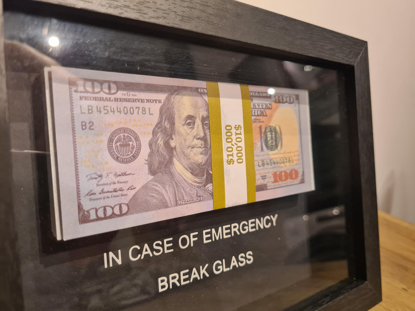 Rahmen für den Notfall Dollar