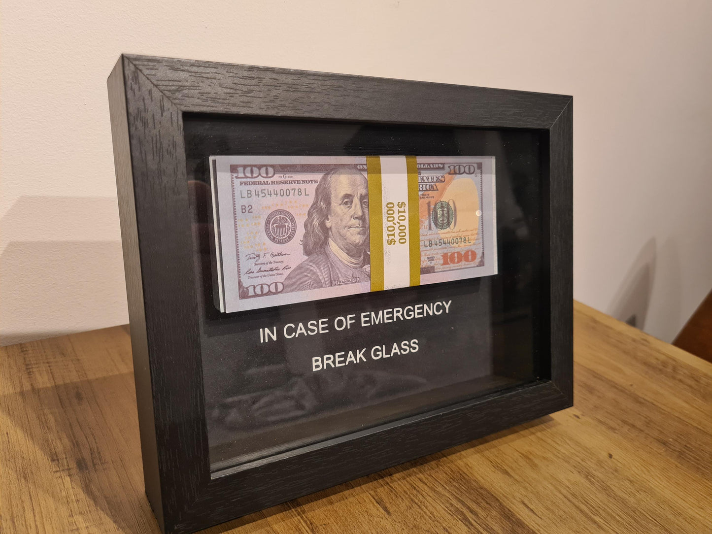 Rahmen für den Notfall Dollar