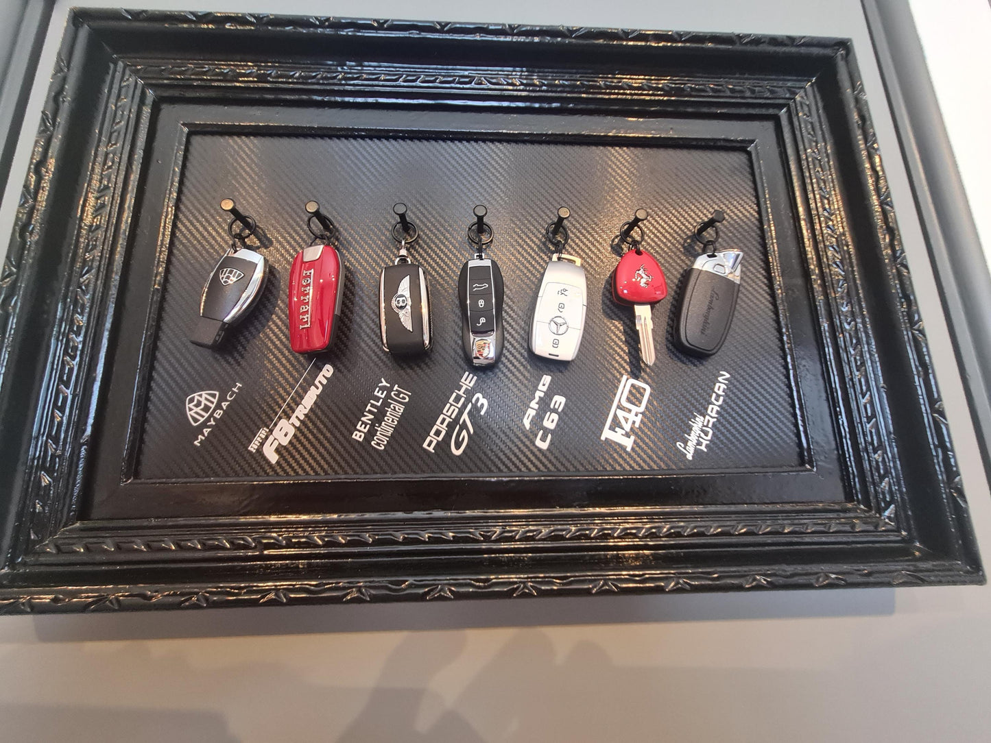 cadre 7 clés supercar