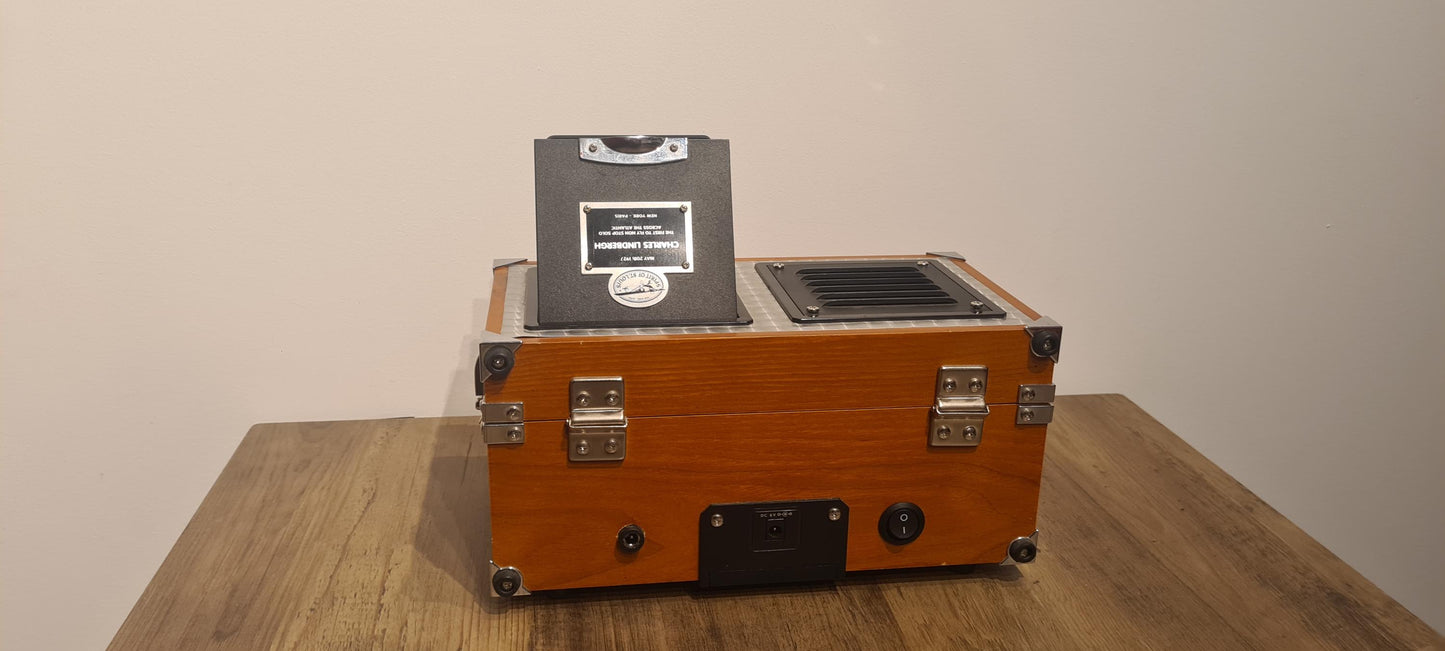 Enceinte Bluetooth 5.0 Vintage Dans Ancienne Radio Spirit Of St Louis