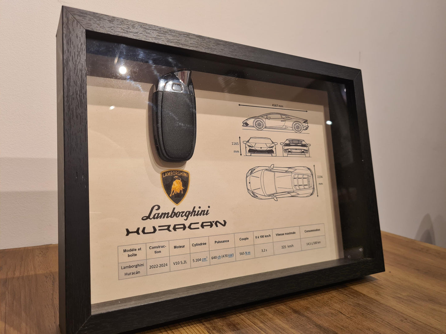 Lamborghini Huracan Schlüsselrahmen