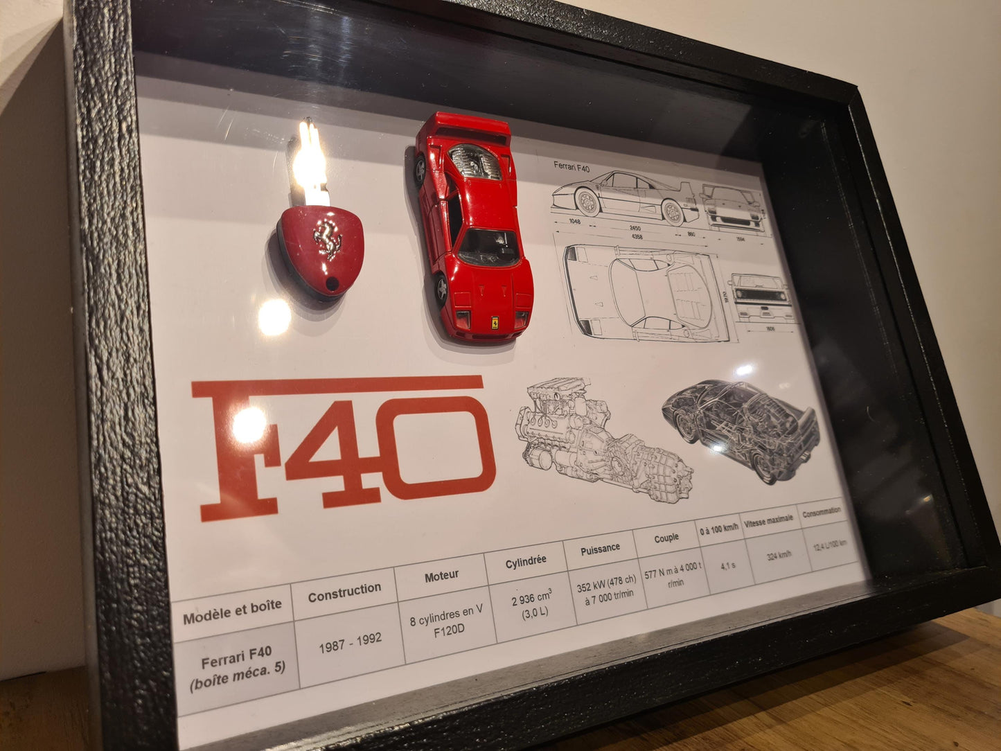 Ferrari F40 key frame