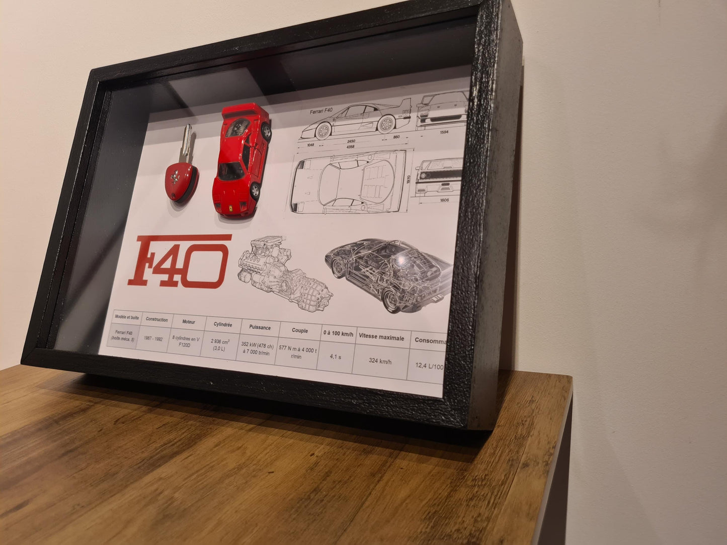Ferrari F40 key frame