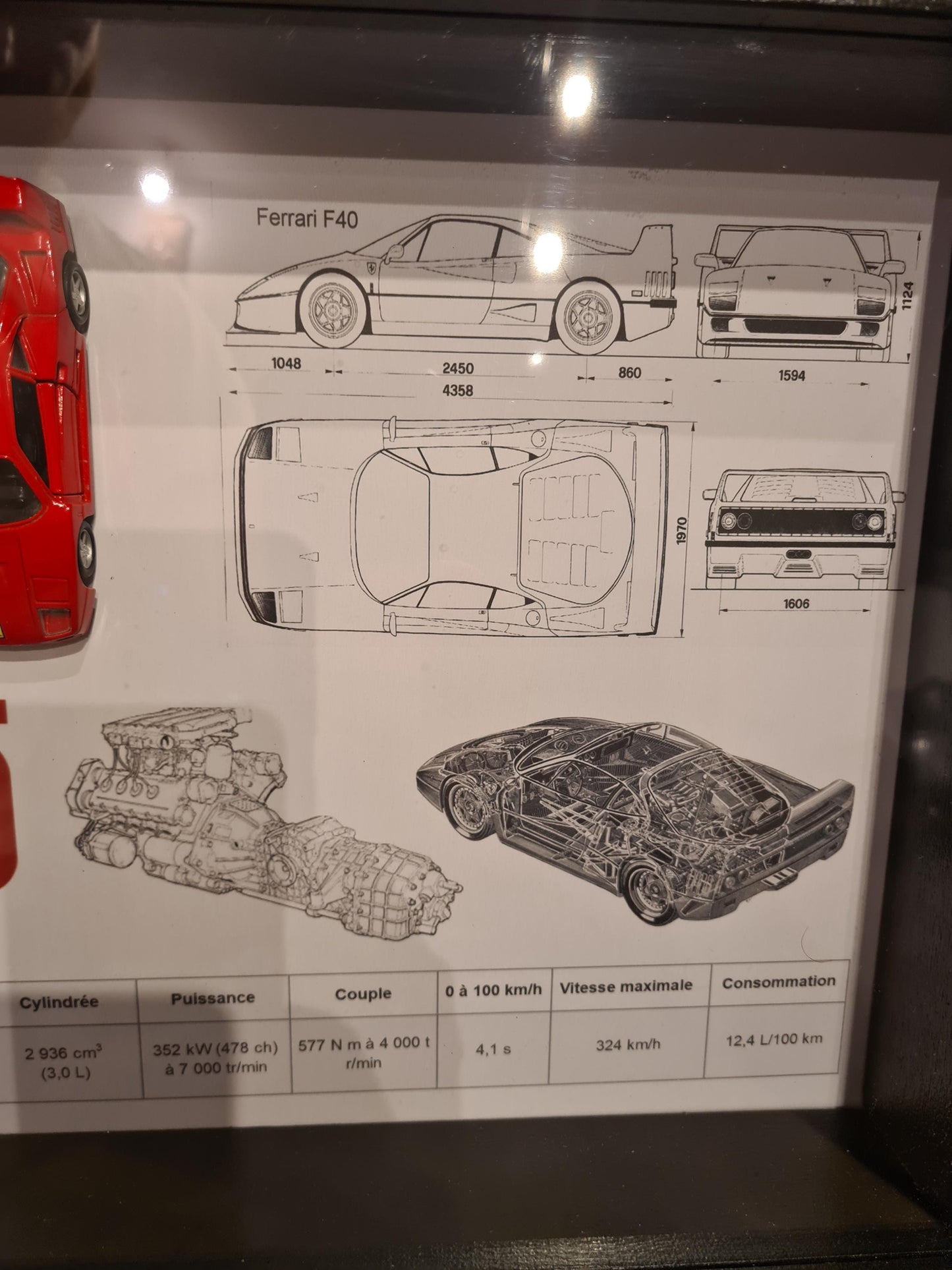 Ferrari F40 key frame