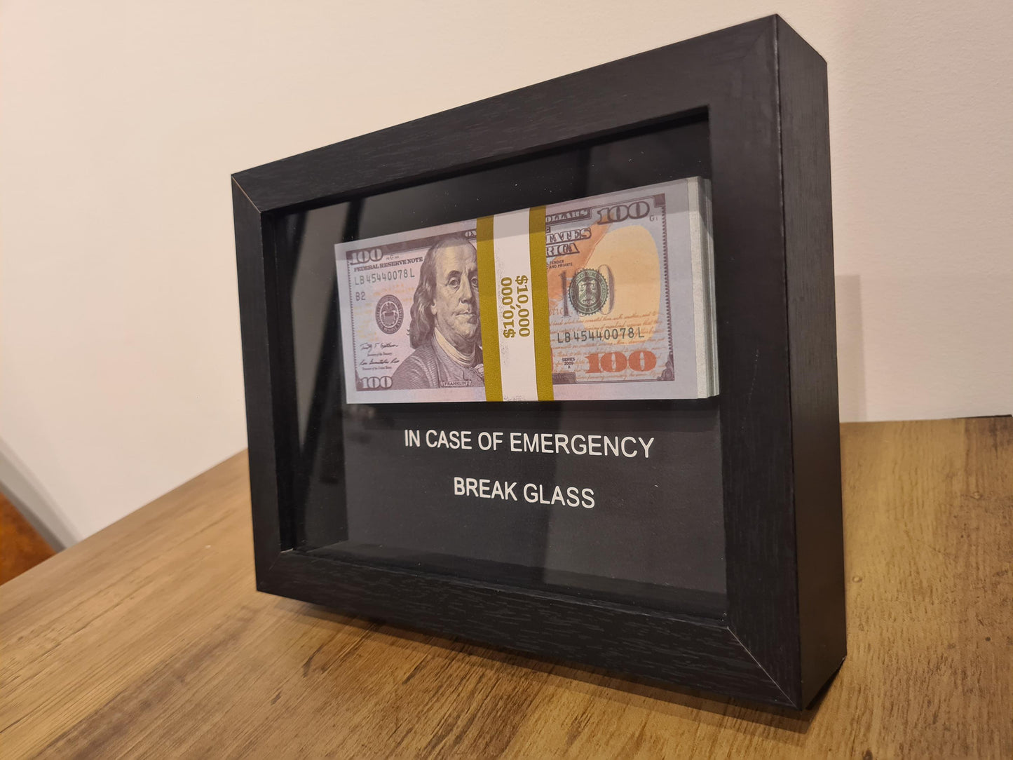Rahmen für den Notfall Dollar