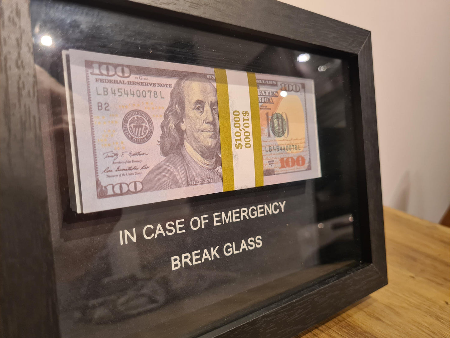 Rahmen für den Notfall Dollar