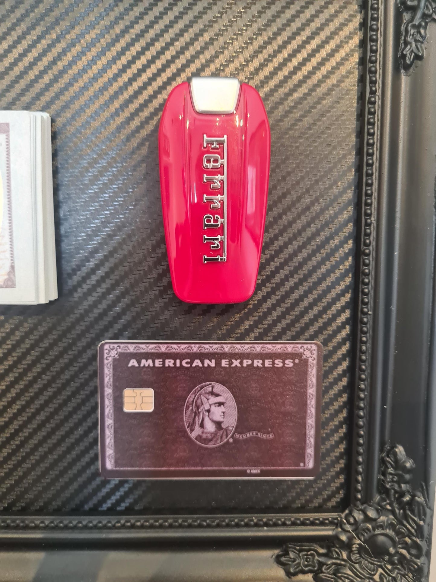 Rahmen für Notfahrten Ferrari