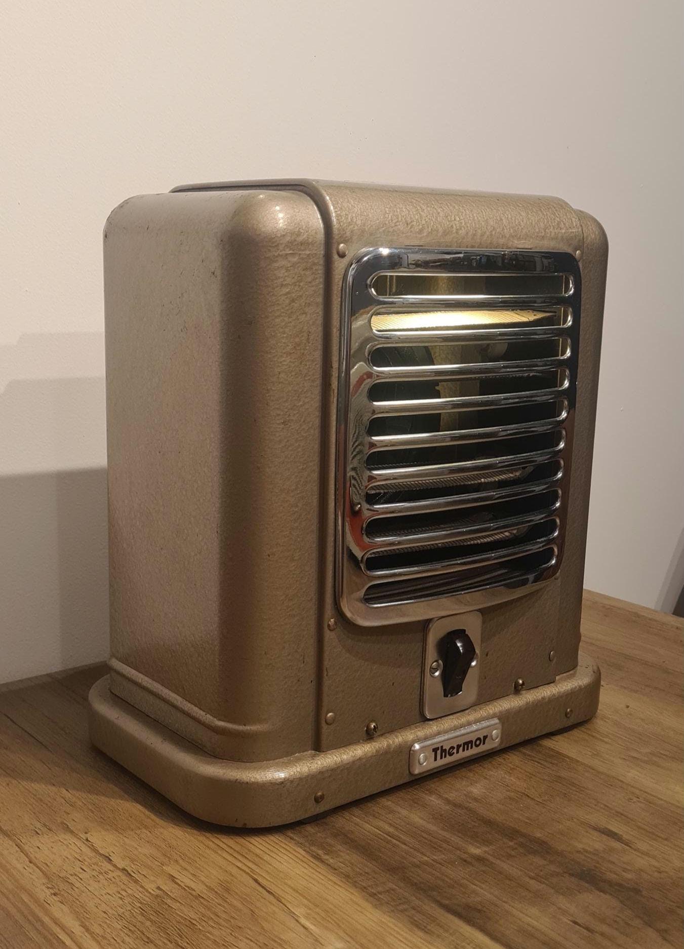 enceinte bluetooth 5.0 vintage dans ancien radiateur thermor