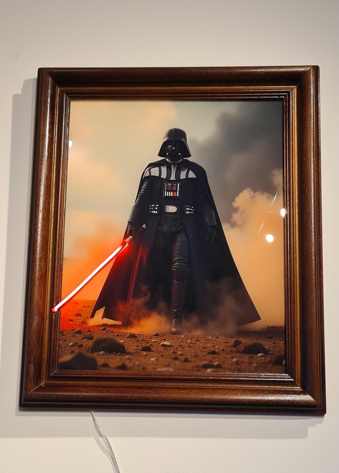 Cadre led "dark vador"