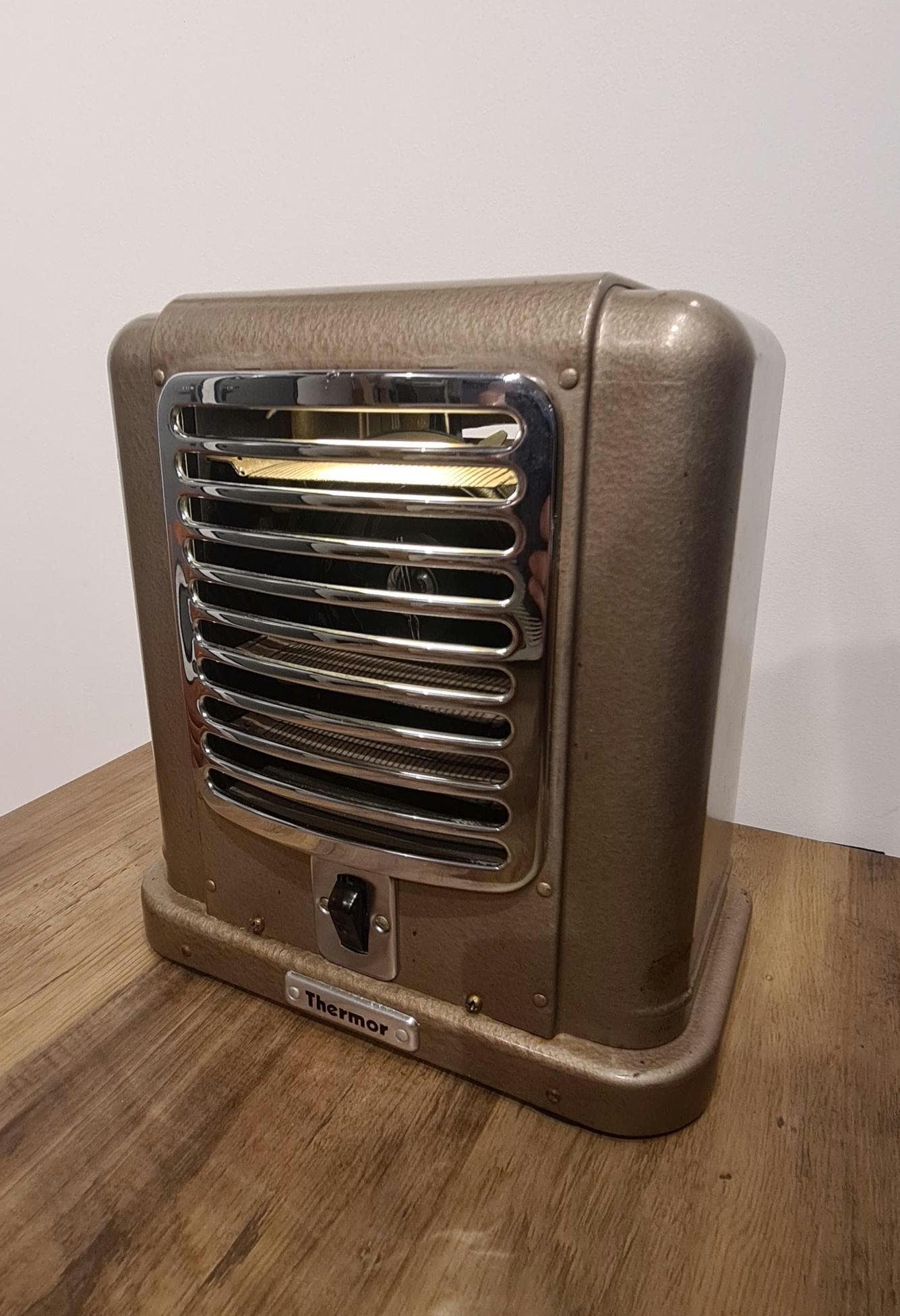 enceinte bluetooth 5.0 vintage dans ancien radiateur thermor