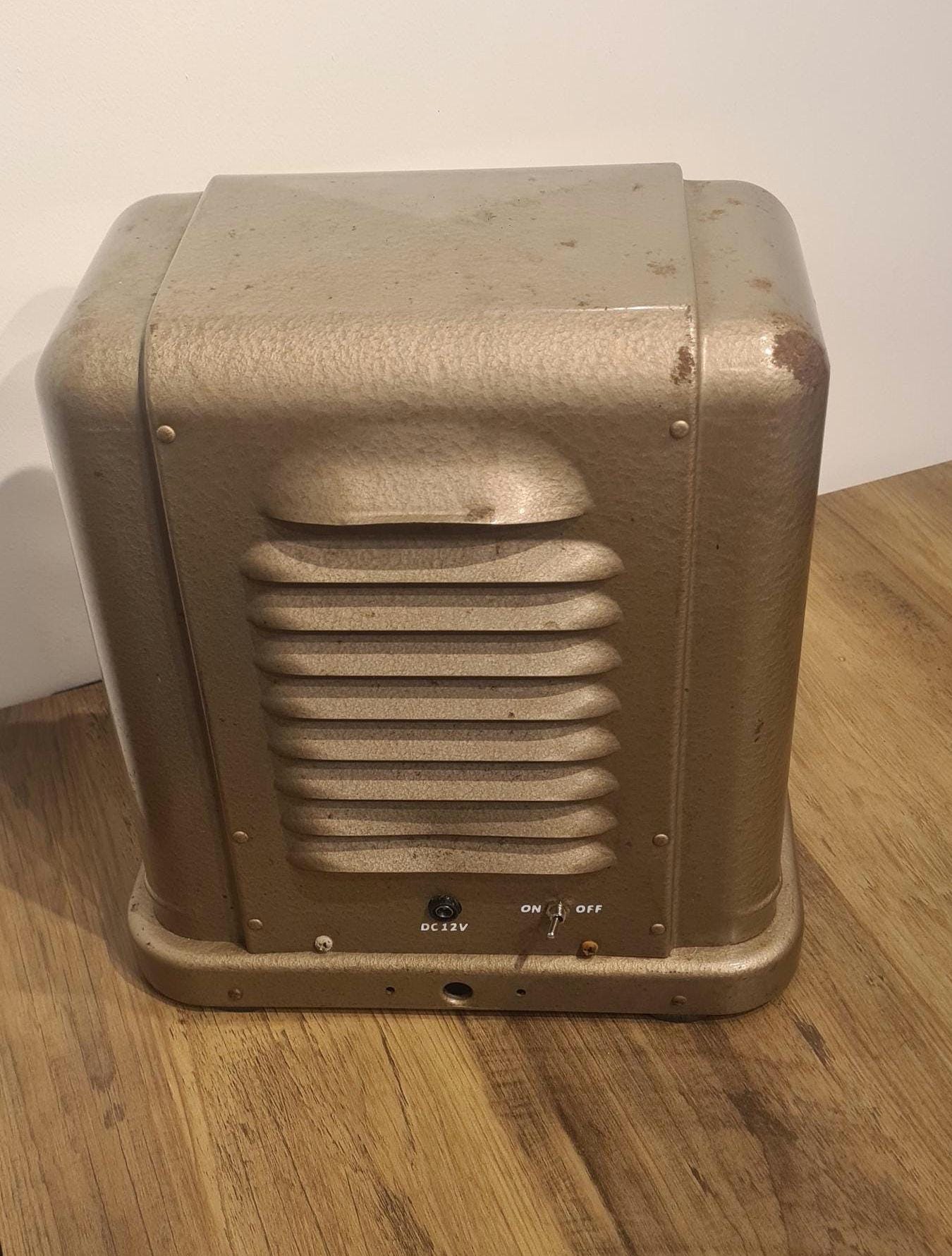 enceinte bluetooth 5.0 vintage dans ancien radiateur thermor